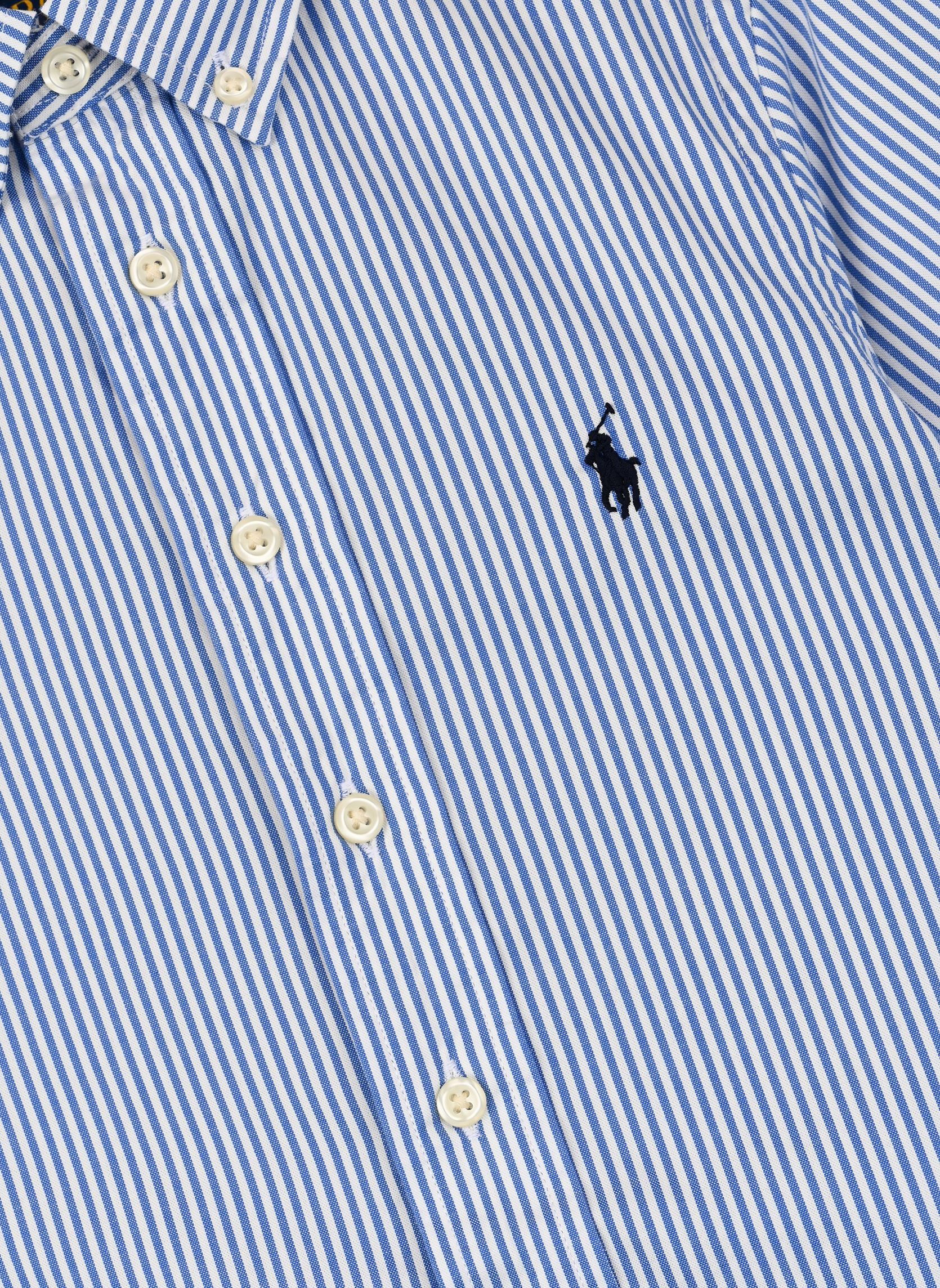 Chemises manches longues Chemise coton Oxford à rayures garçon bleu Polo Ralph Lauren Chemises manches longues Chemise coton Oxford à rayures garçon bleu Bsr Blue/White