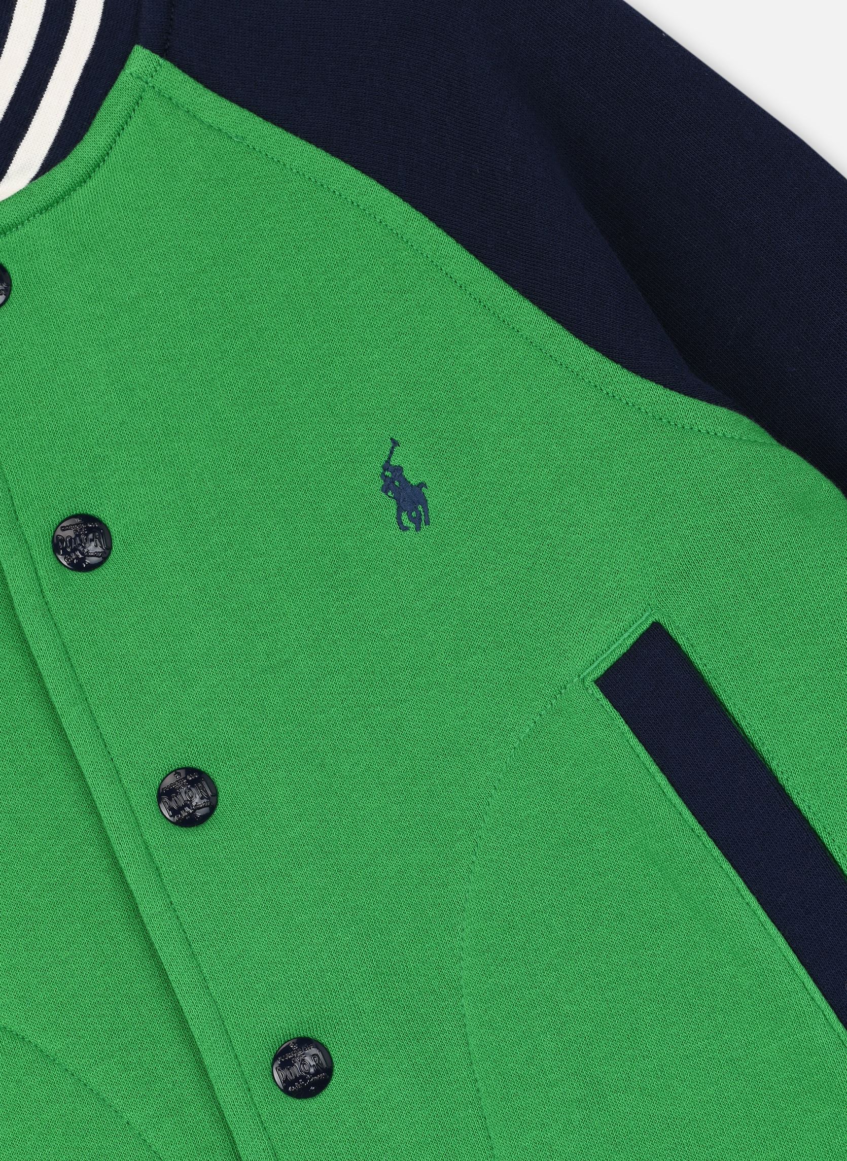 Blousons LS RGLN BB-OUTERWEAR-BOMBER garçon vert Polo Ralph Lauren Blousons LS RGLN BB-OUTERWEAR-BOMBER garçon vert PREPPY GREEN/NEWPORT NAVY