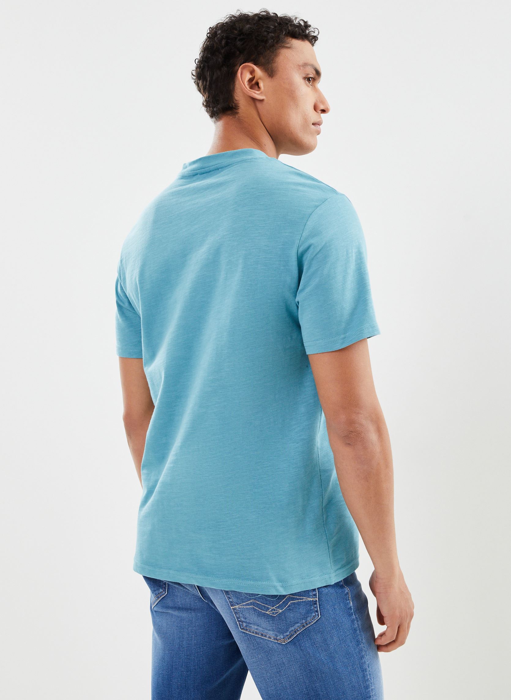 Tee-shirts manches courtes CJULIEN homme bleu Marvin&Co Tee-shirts manches courtes CJULIEN homme bleu BRITTANY BLUE