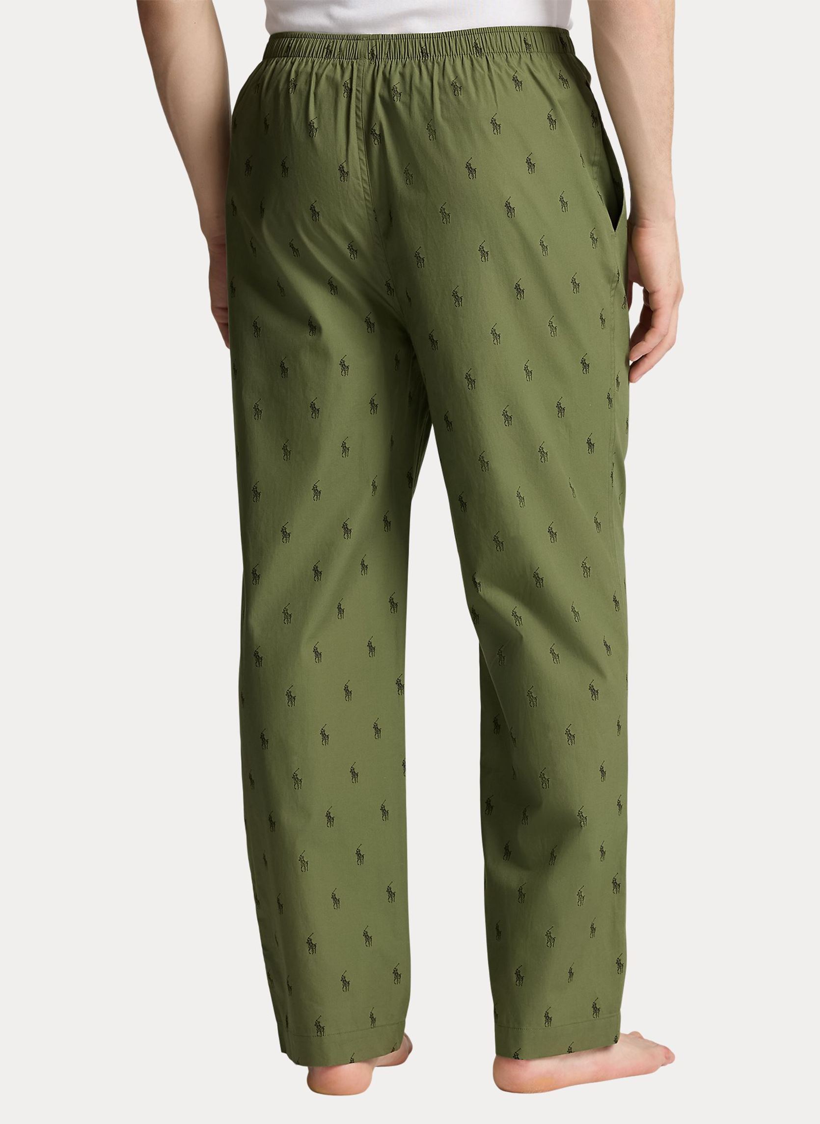 Joggingbroeken Pantalon de pyjama Polo Bear coton rayé heren groen Polo Ralph Lauren Joggingbroeken Pantalon de pyjama Polo Bear coton rayé heren groen GARDEN TRAIL AOPP