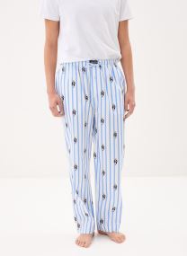 Joggingbroeken Pantalon de pyjama Polo Bear coton rayé heren groen