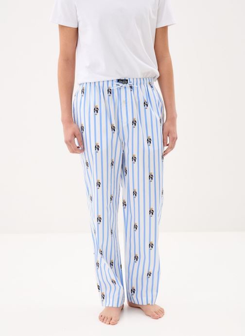Polo Ralph Lauren Joggingbroeken Pantalon de pyjama Polo Bear coton rayé heren blauw