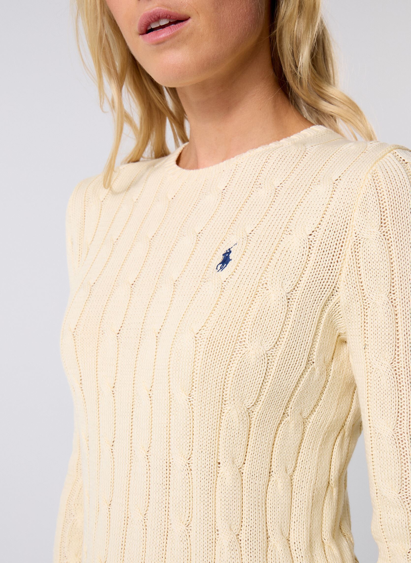 Polo Ralph Lauren Pullover Pull torsadé à col rond en coton 211971869 ...