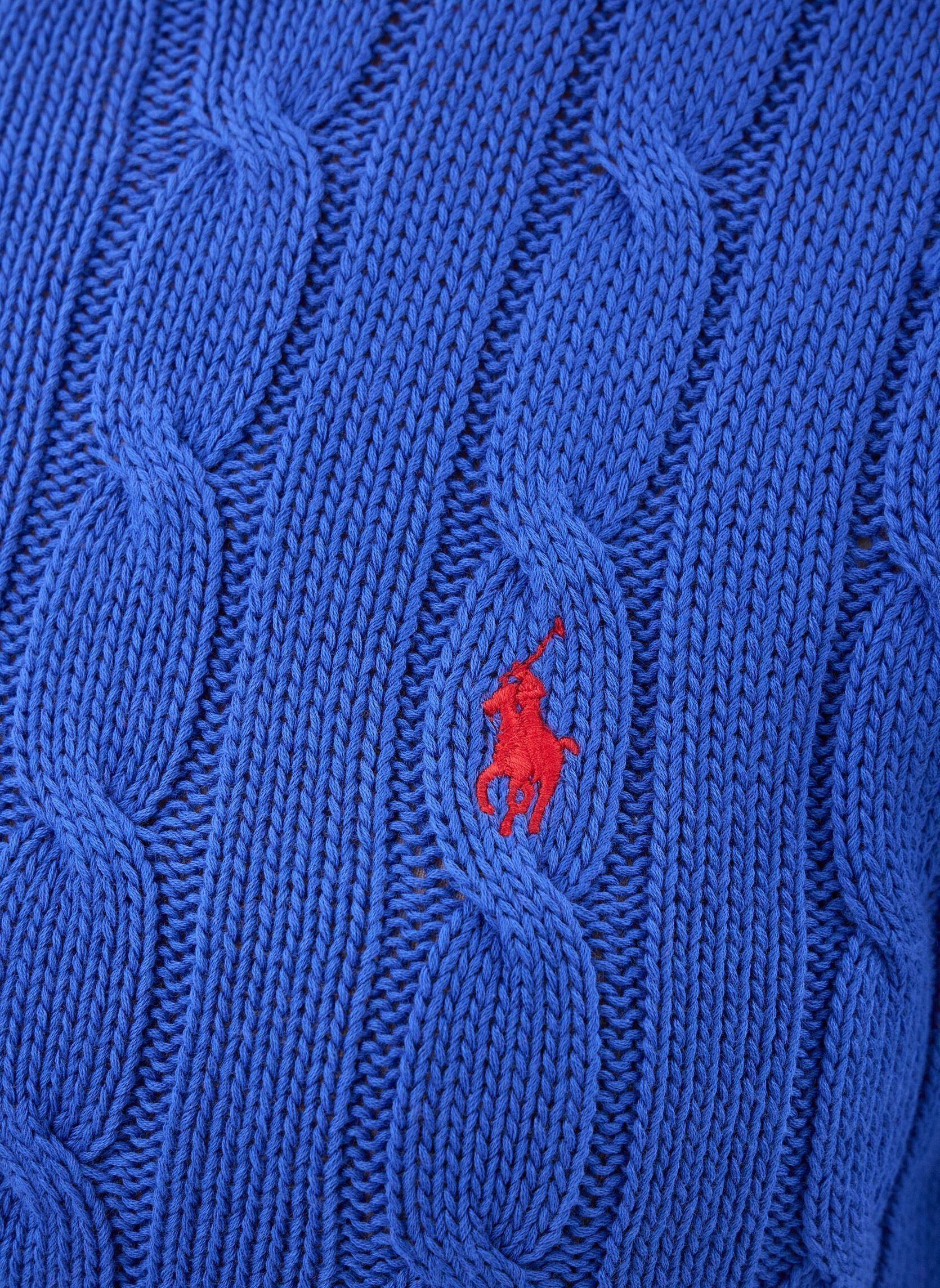 Pulls Pull torsadé à col rond en coton 2119718 femme bleu Polo Ralph Lauren Pulls Pull torsadé à col rond en coton 2119718 femme bleu RUGBY ROYAL