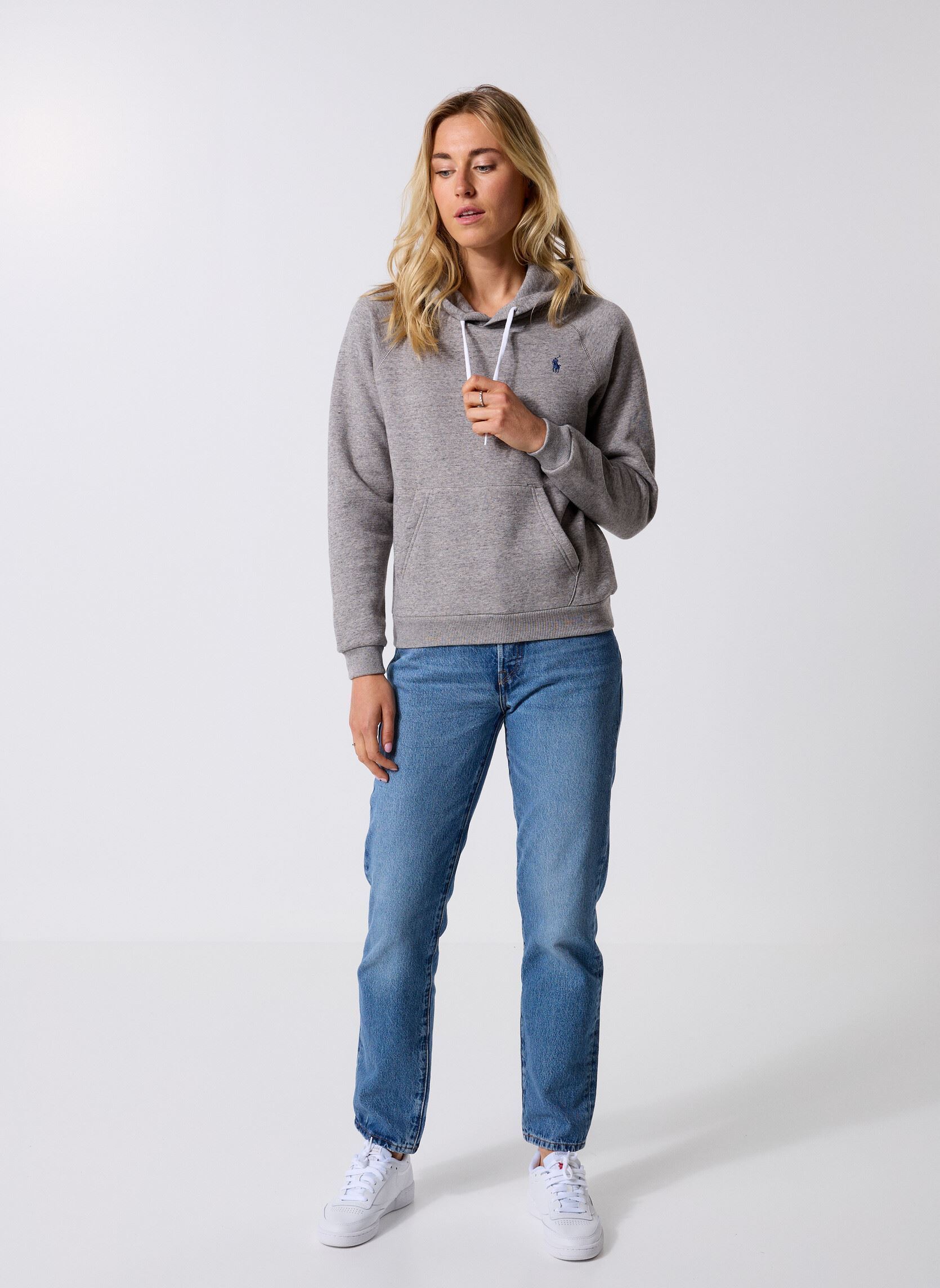 Kapuzenpullover Prl Shrknhd-Long Sleeve-Sweatshirt 21194 damen grau Polo Ralph Lauren Kapuzenpullover Prl Shrknhd-Long Sleeve-Sweatshirt 21194 damen grau DARK VINTAGE HEATHER