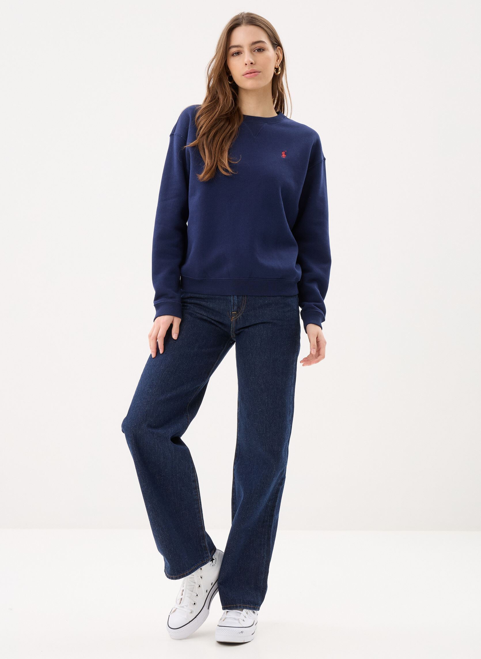 Sweatshirts Prl Cn Po-Long Sleeve-Sweatshirt 2119430 femme bleu Polo Ralph Lauren Sweatshirts Prl Cn Po-Long Sleeve-Sweatshirt 2119430 femme bleu CRUISE NAVY
