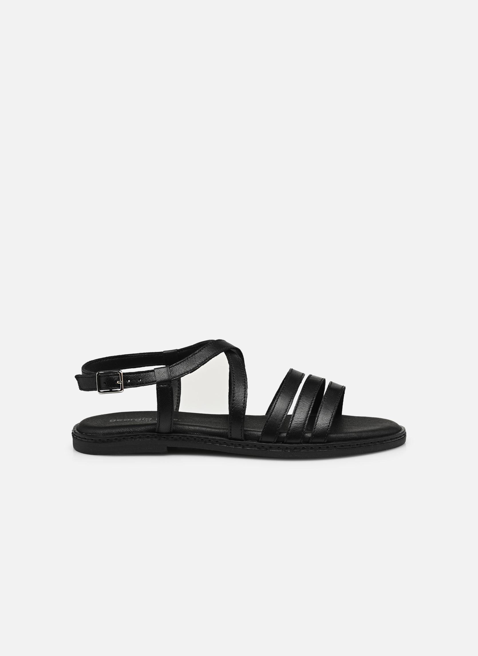 Flache Sandalen Ria - sandales damen schwarz Georgia Rose Soft Flache Sandalen Ria - sandales damen schwarz Noir