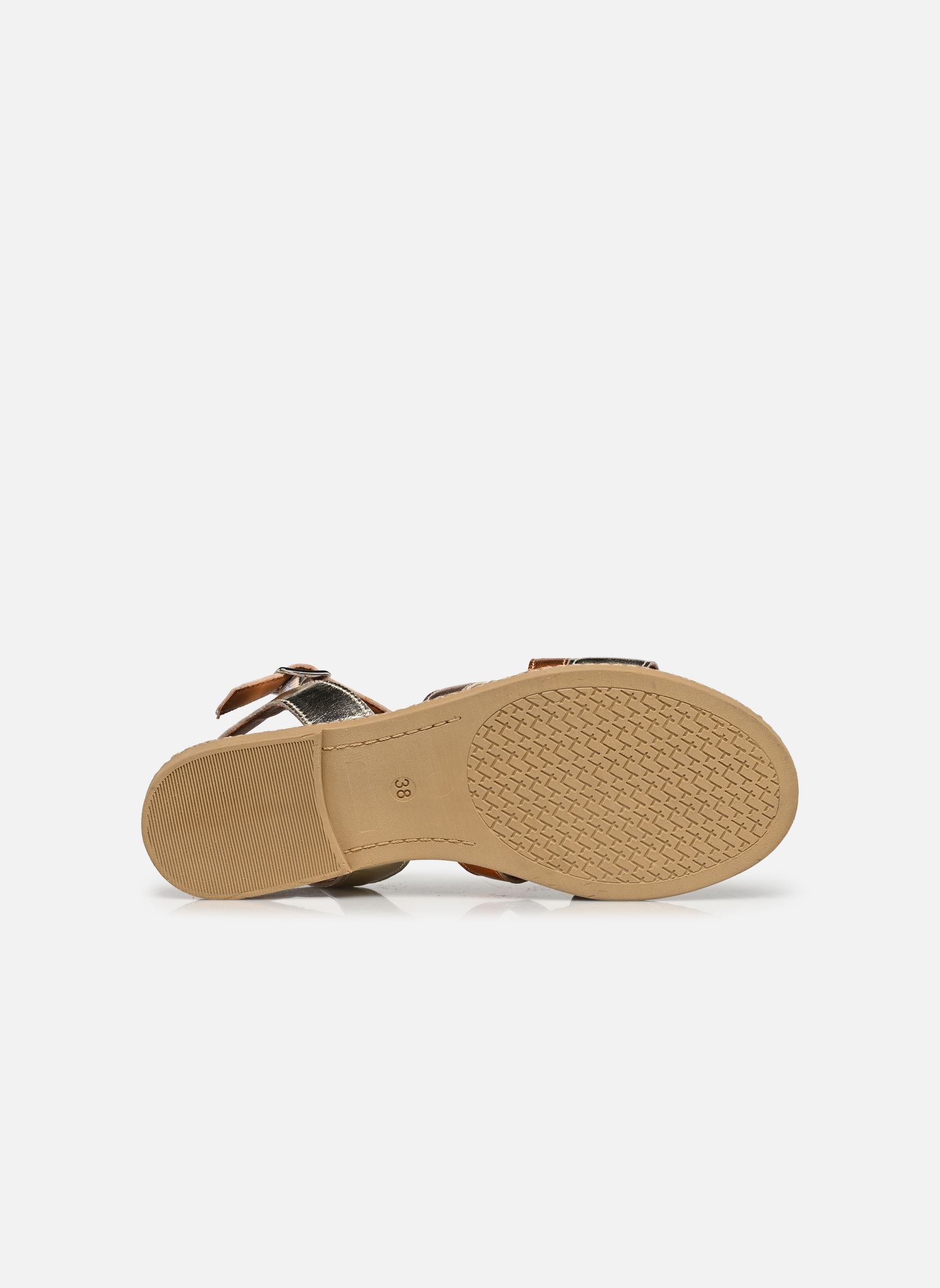 Sandalias planas Roulia - sandales mujer multicolor Georgia Rose Soft Sandalias planas Roulia - sandales mujer multicolor Or et bronze