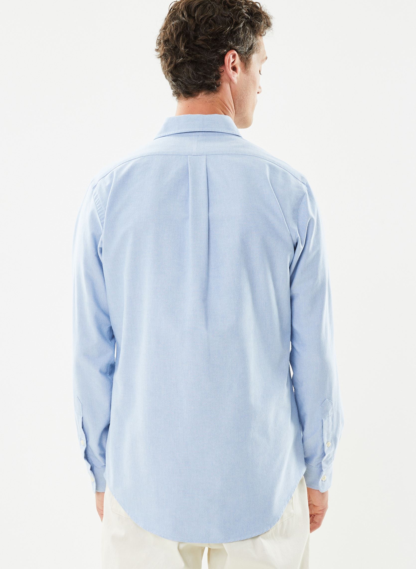 Chemises Chemise Oxford ajustée 710792041 homme bleu Polo Ralph Lauren Chemises Chemise Oxford ajustée 710792041 homme bleu BLUE
