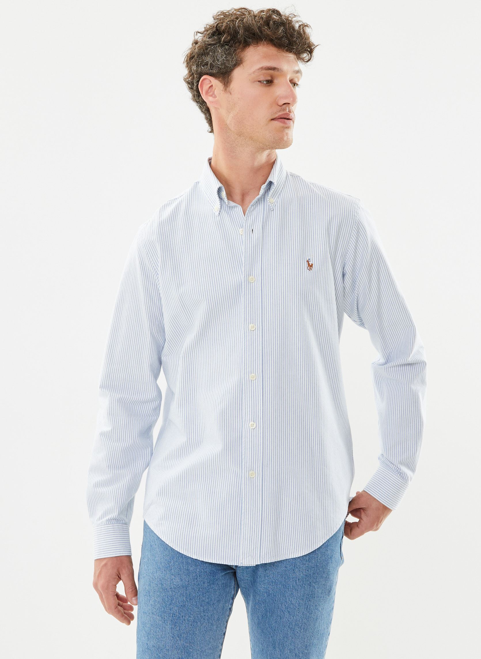 Chemise Polo Ralph Lauren CHEMISE COUPE DROITE EN OXFORD EU - vue 6