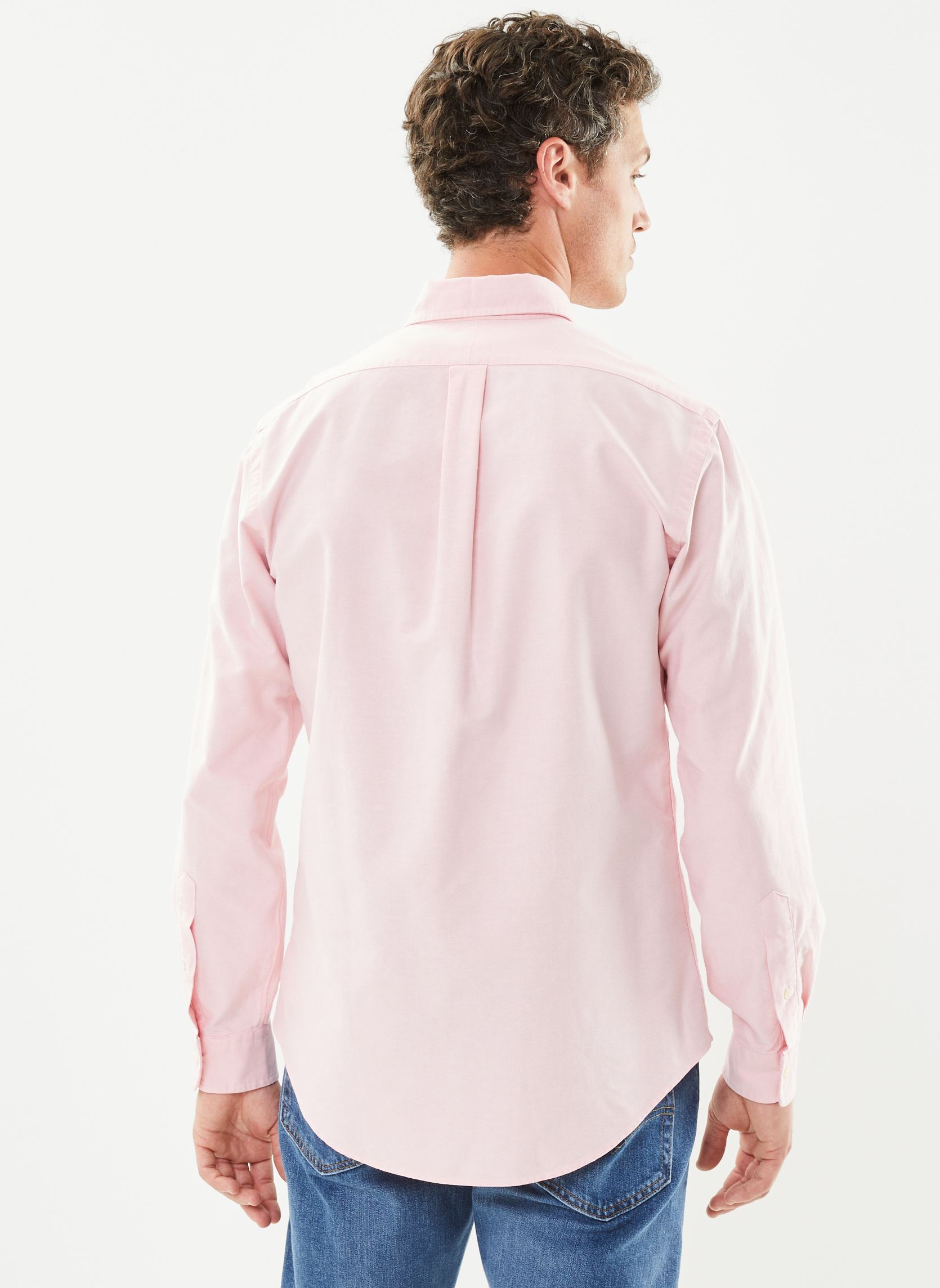 Hemden Chemise Oxford ajustée 710792041 heren roze Polo Ralph Lauren Hemden Chemise Oxford ajustée 710792041 heren roze PINK