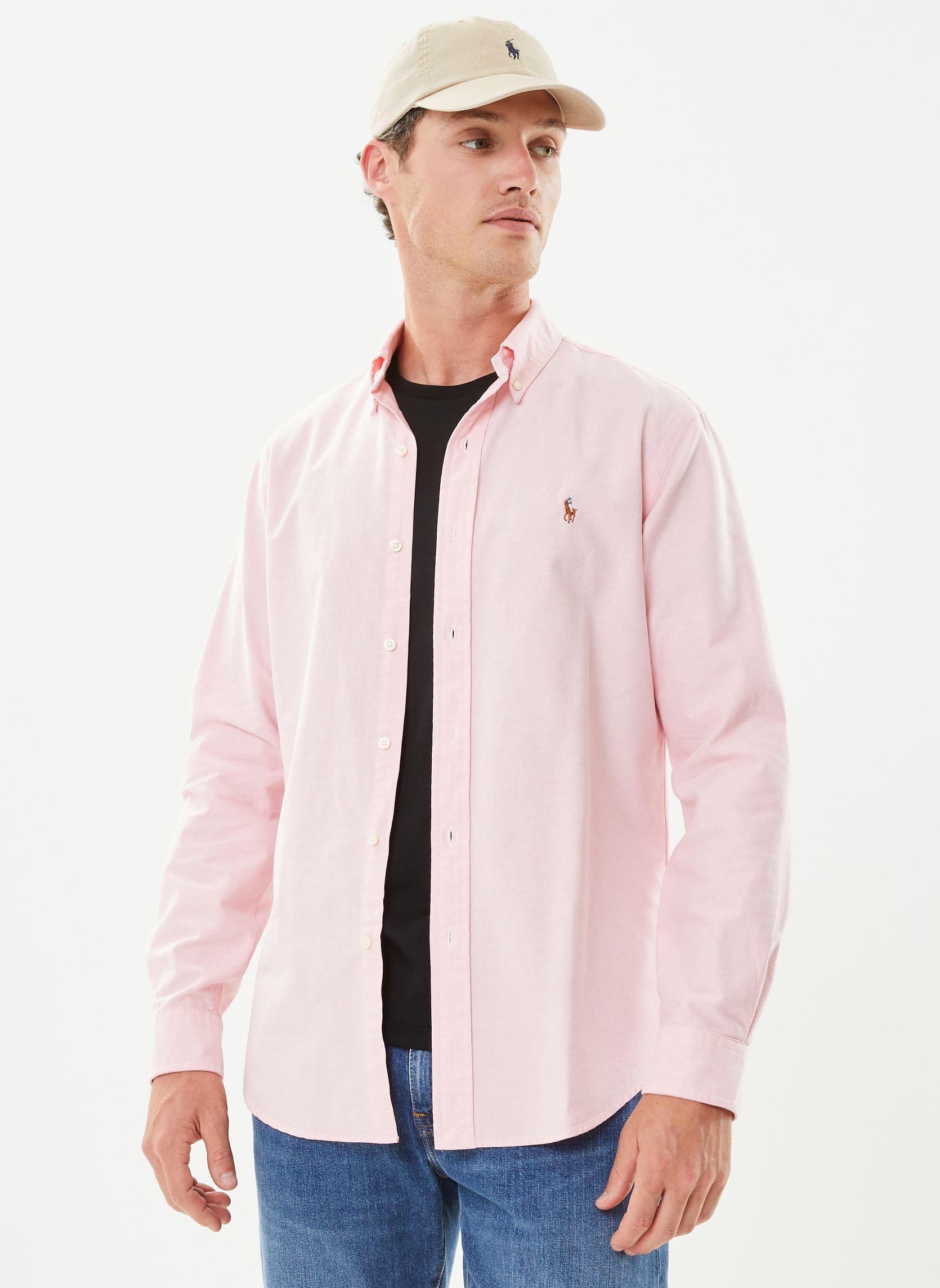 Chemise Polo Ralph Lauren CHEMISE COUPE DROITE EN OXFORD EU - vue 3