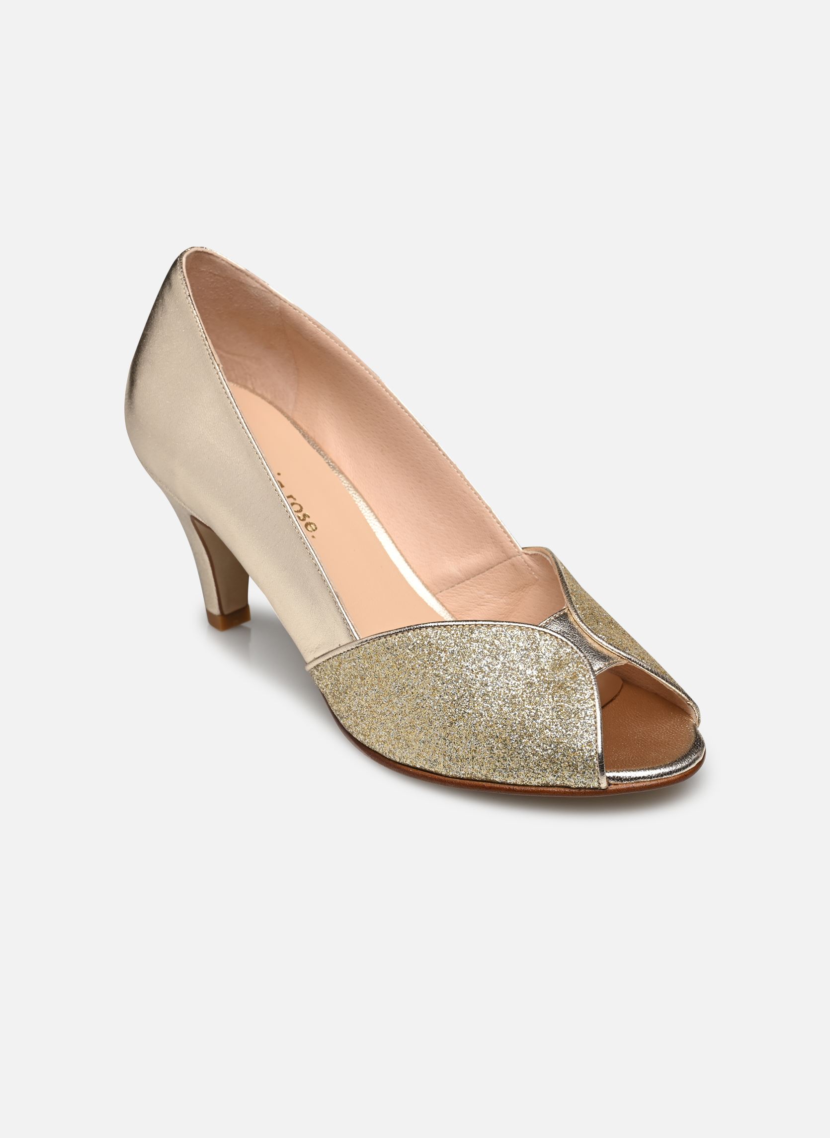 Pumps mit offener Spitze Lina damen gold und bronze Georgia Rose Pumps mit offener Spitze Lina damen gold und bronze DORÉ