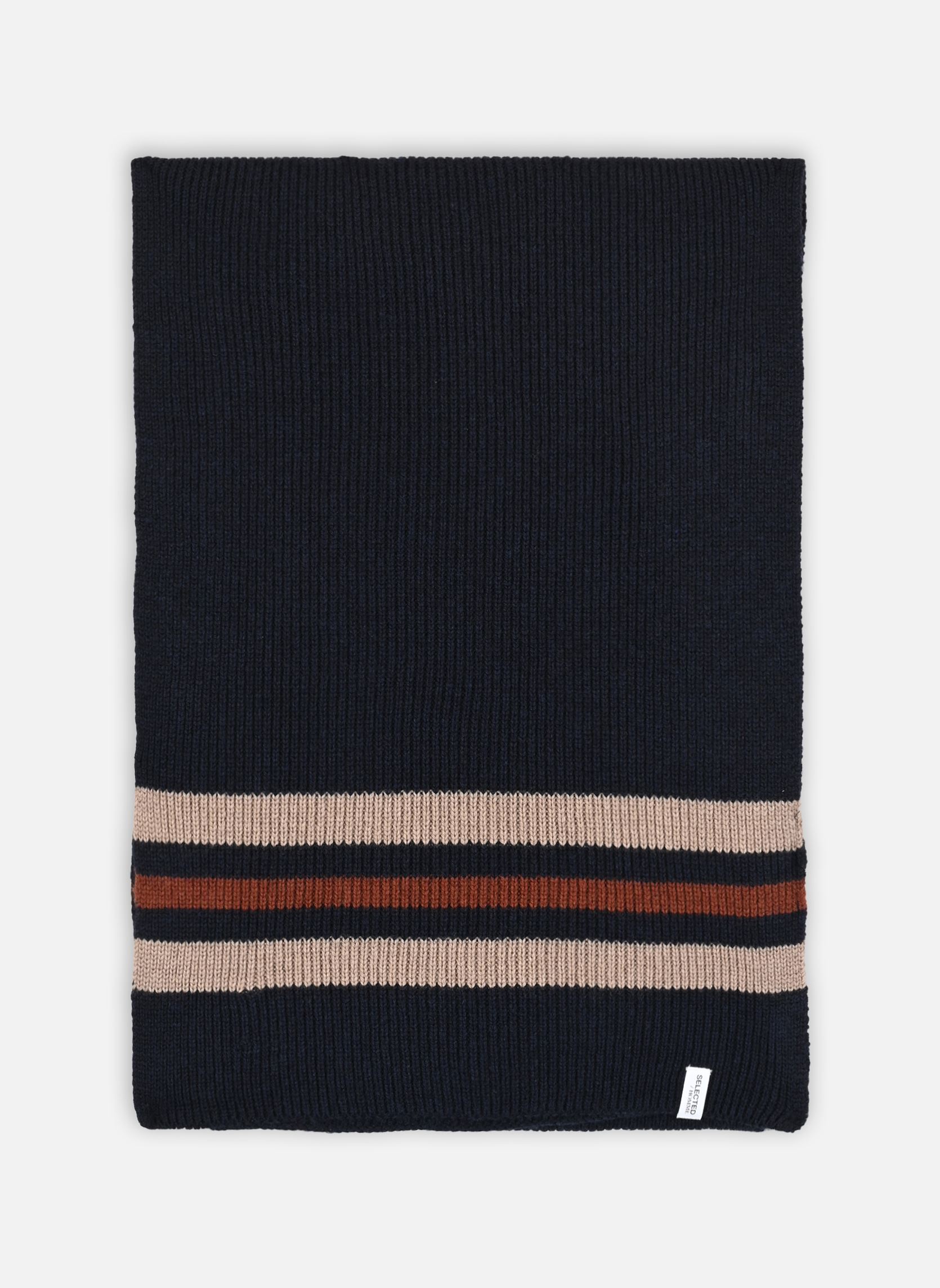 Echarpes SLHCRAY STRIPE SCARF B homme bleu Selected Homme Echarpes SLHCRAY STRIPE SCARF B homme bleu SKY CAPTAIN