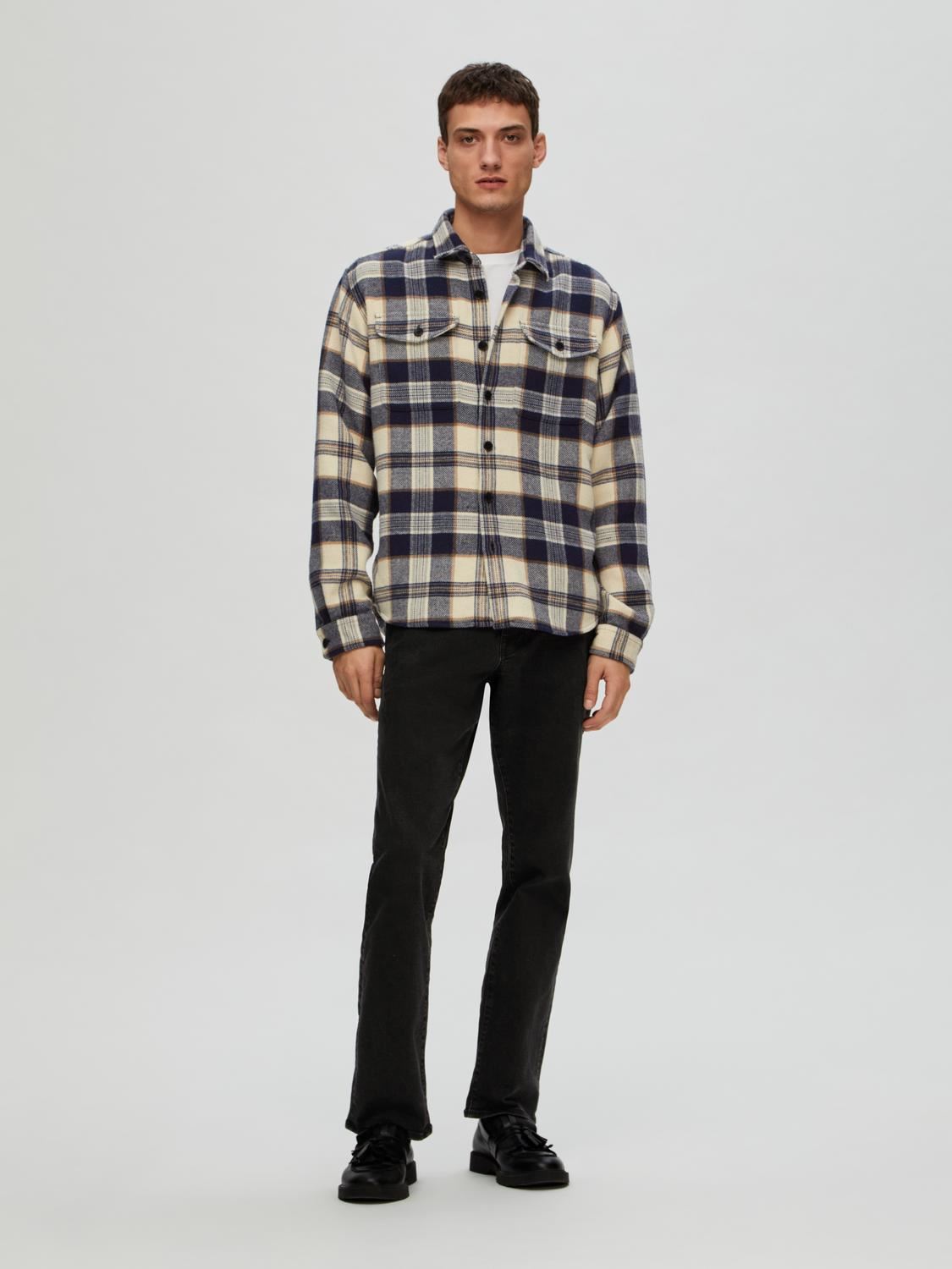 Chaquetas SLHMASON-PABLO CHECK OVERSHIRT hombre multicolor Selected Homme Chaquetas SLHMASON-PABLO CHECK OVERSHIRT hombre multicolor PURE CASHMERE