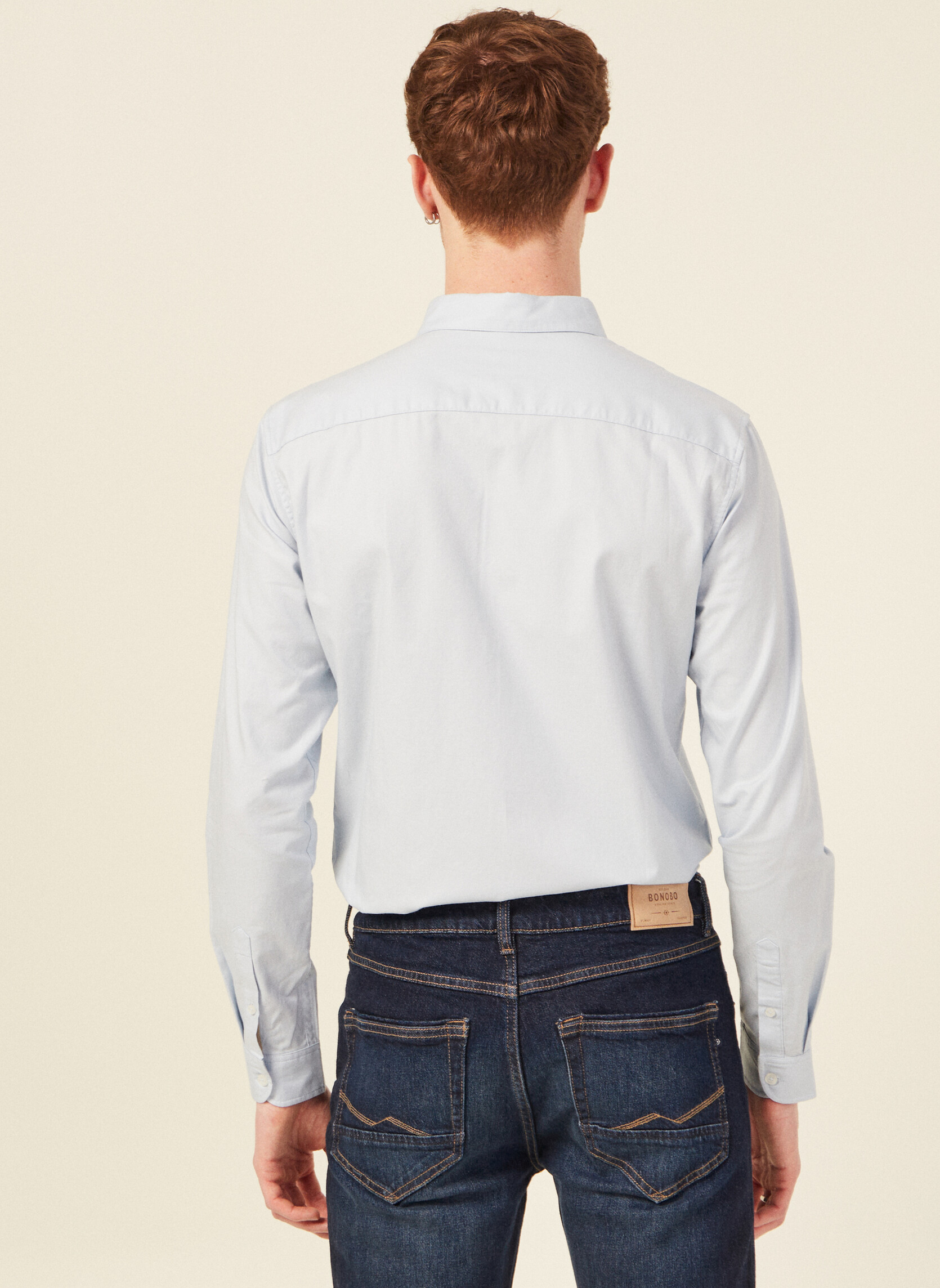 Chemises WHITECOLIT3H homme bleu Bonobo Chemises WHITECOLIT3H homme bleu Bleu clair
