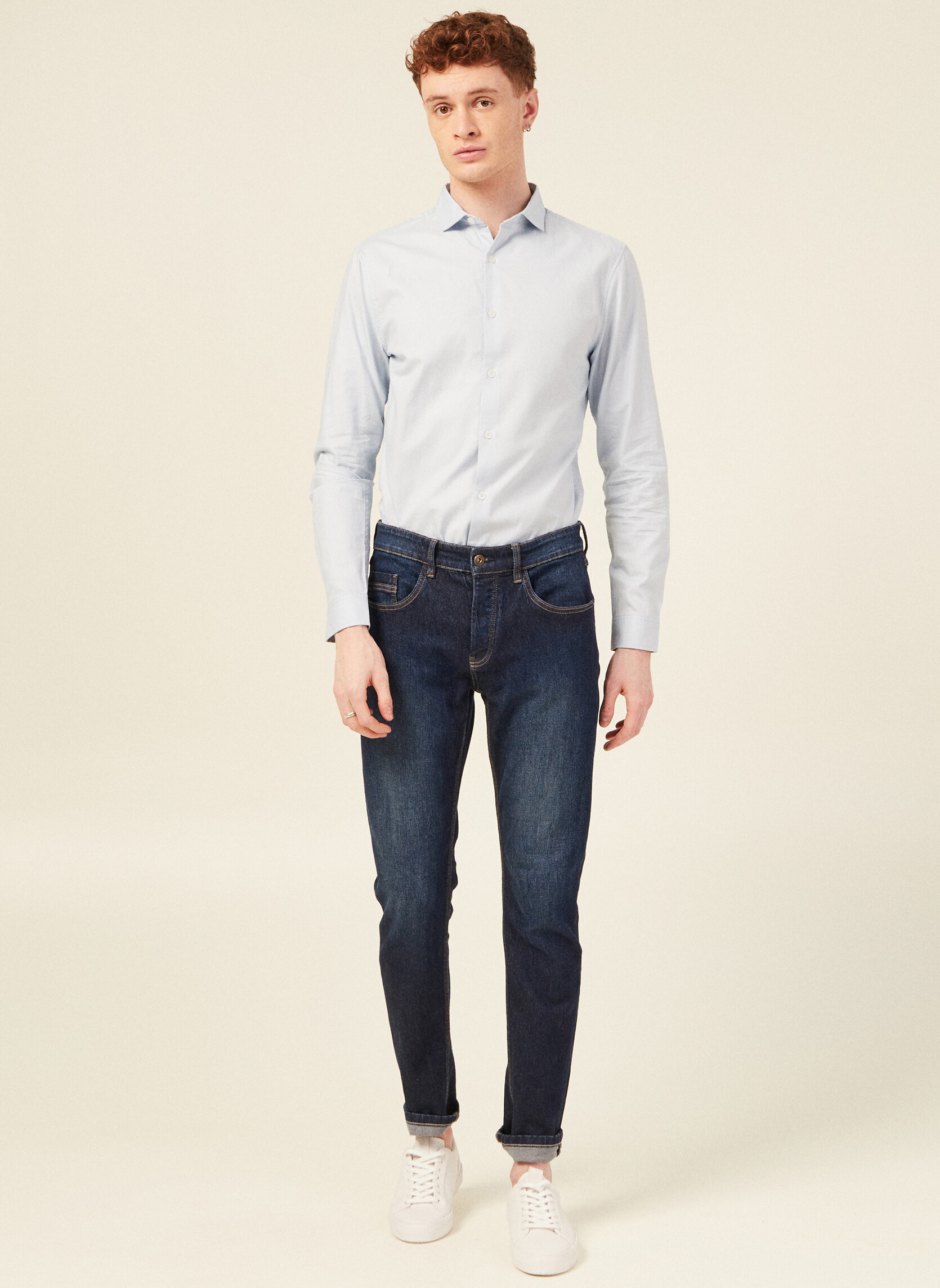 Chemises WHITECOLIT3H homme bleu Bonobo Chemises WHITECOLIT3H homme bleu Bleu clair