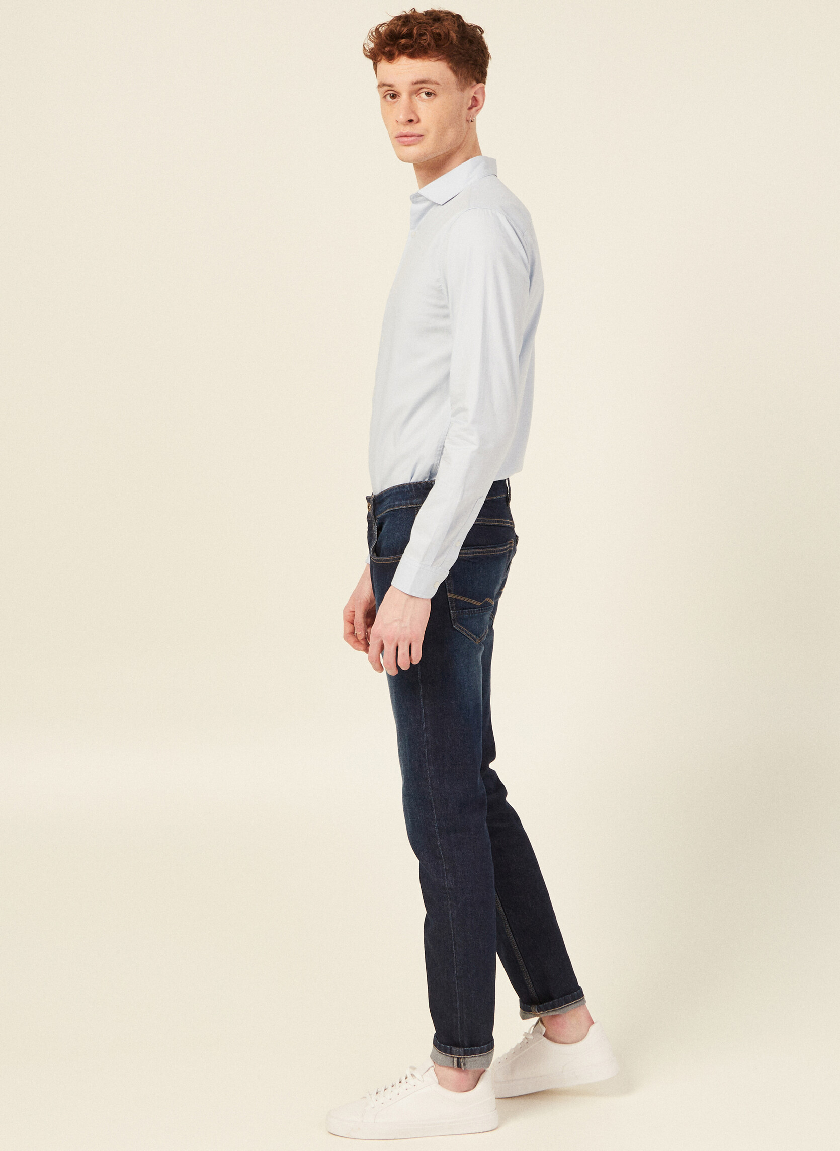 Chemises WHITECOLIT3H homme bleu Bonobo Chemises WHITECOLIT3H homme bleu Bleu clair
