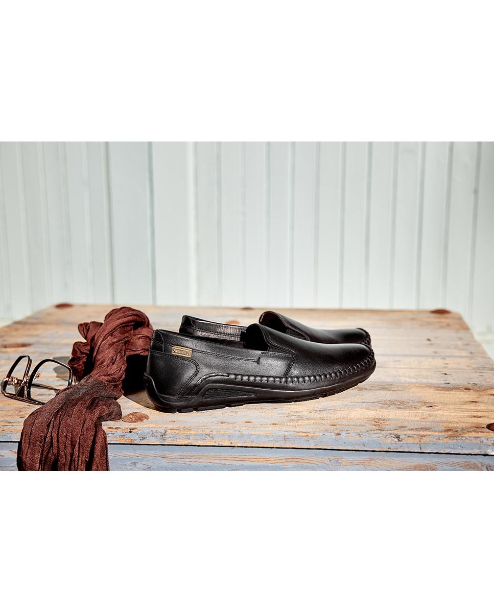 Mocassins AZORES homme noir Pikolinos Mocassins AZORES homme noir Noir