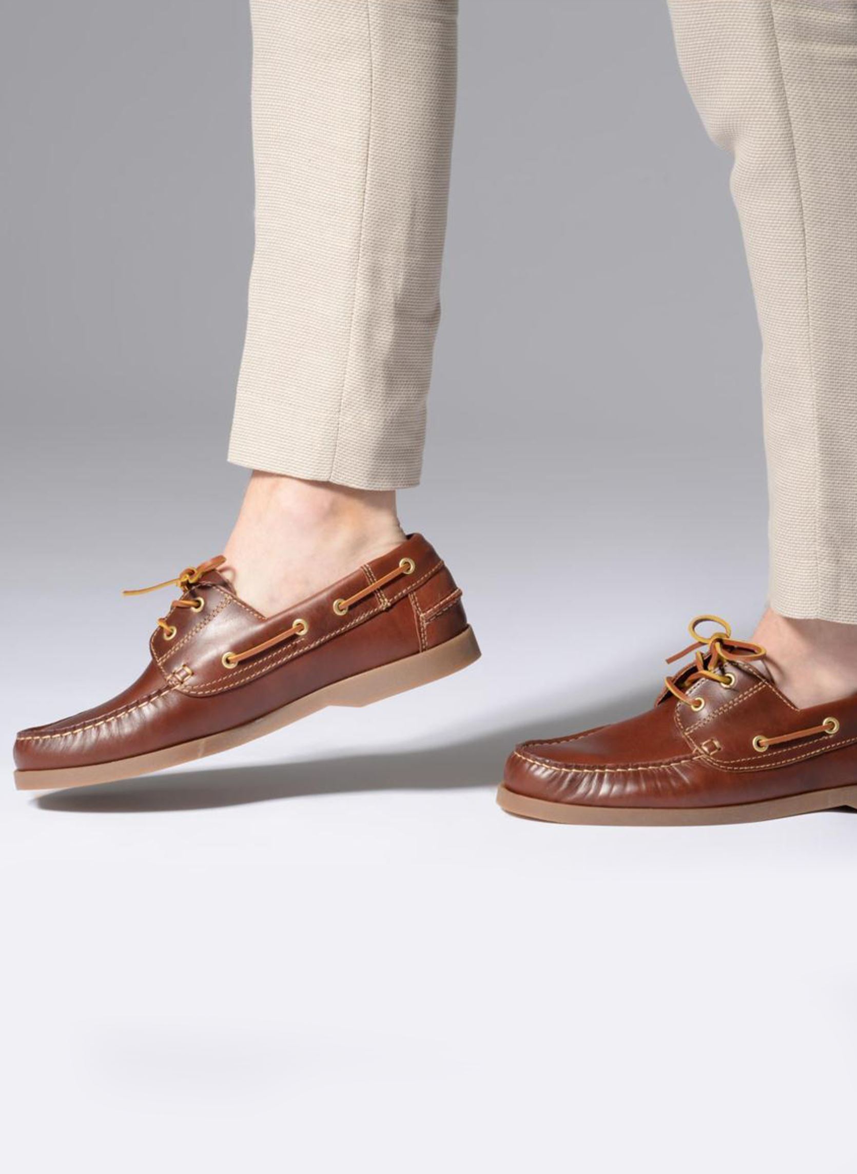 Scarpe da barca STORYN uomo marrone Marvin&Co Scarpe da barca STORYN uomo marrone Cognac foncé