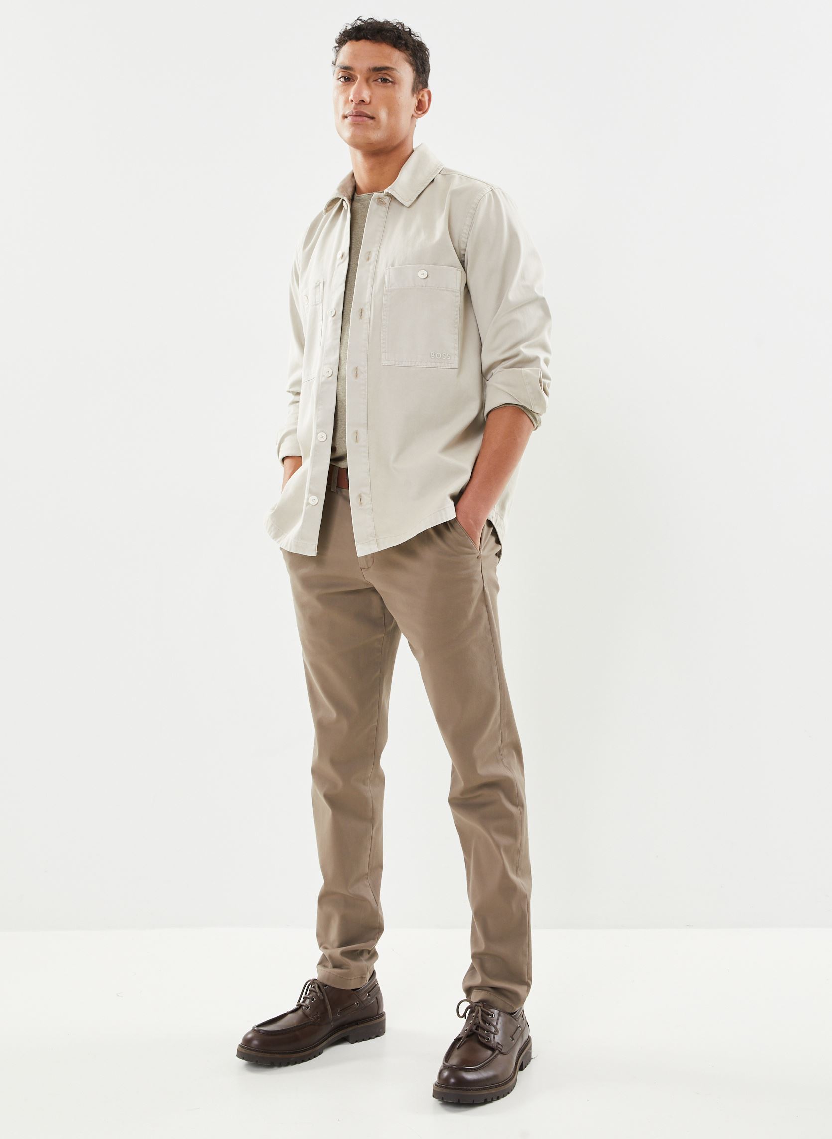 Hemden Locky_1 50506734 herren beige BOSS Hemden Locky_1 50506734 herren beige LIGHT BEIGE