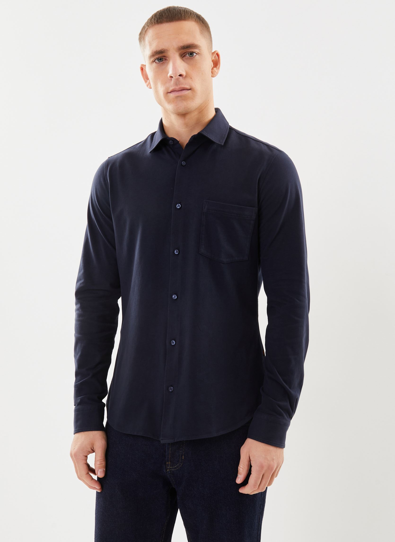 Hemden Mysoft_2 heren blauw BOSS Hemden Mysoft_2 heren blauw DARK BLUE