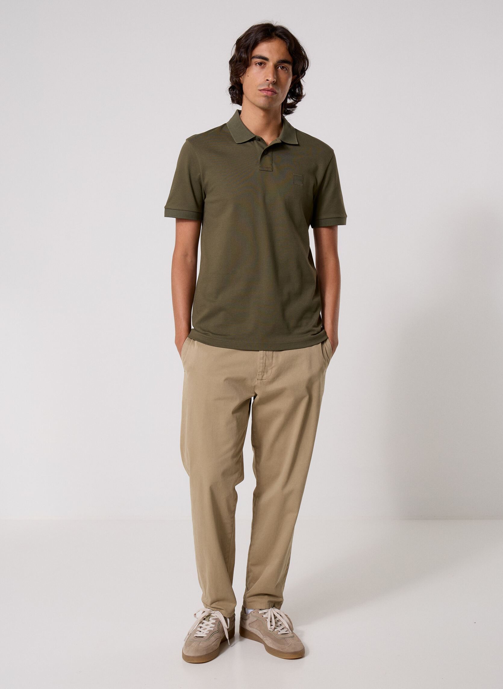 Polos manches courtes Passenger 50507803 homme vert BOSS Polos manches courtes Passenger 50507803 homme vert 325