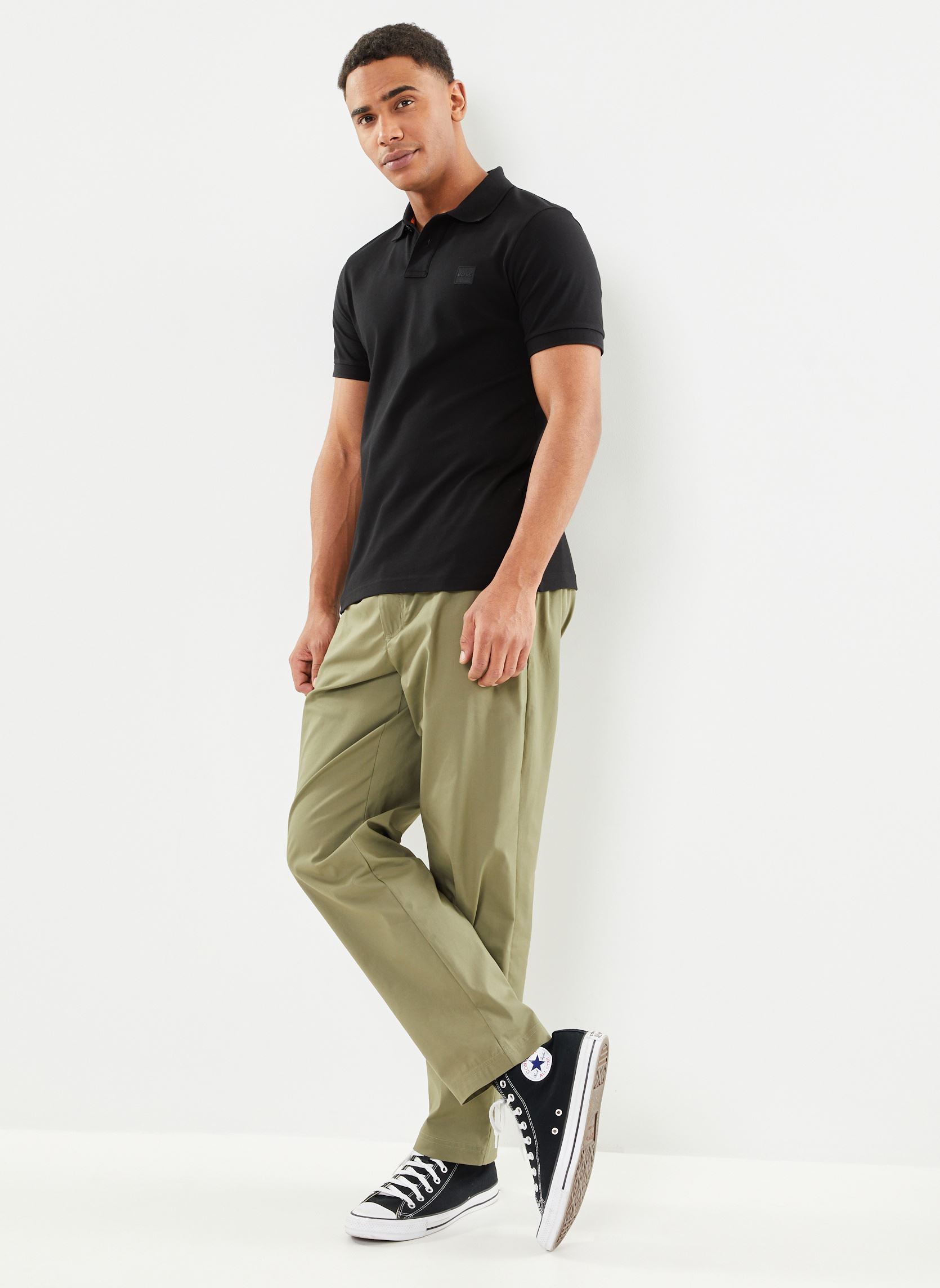 Polos manches courtes Passenger 50507803 homme noir BOSS Polos manches courtes Passenger 50507803 homme noir Black