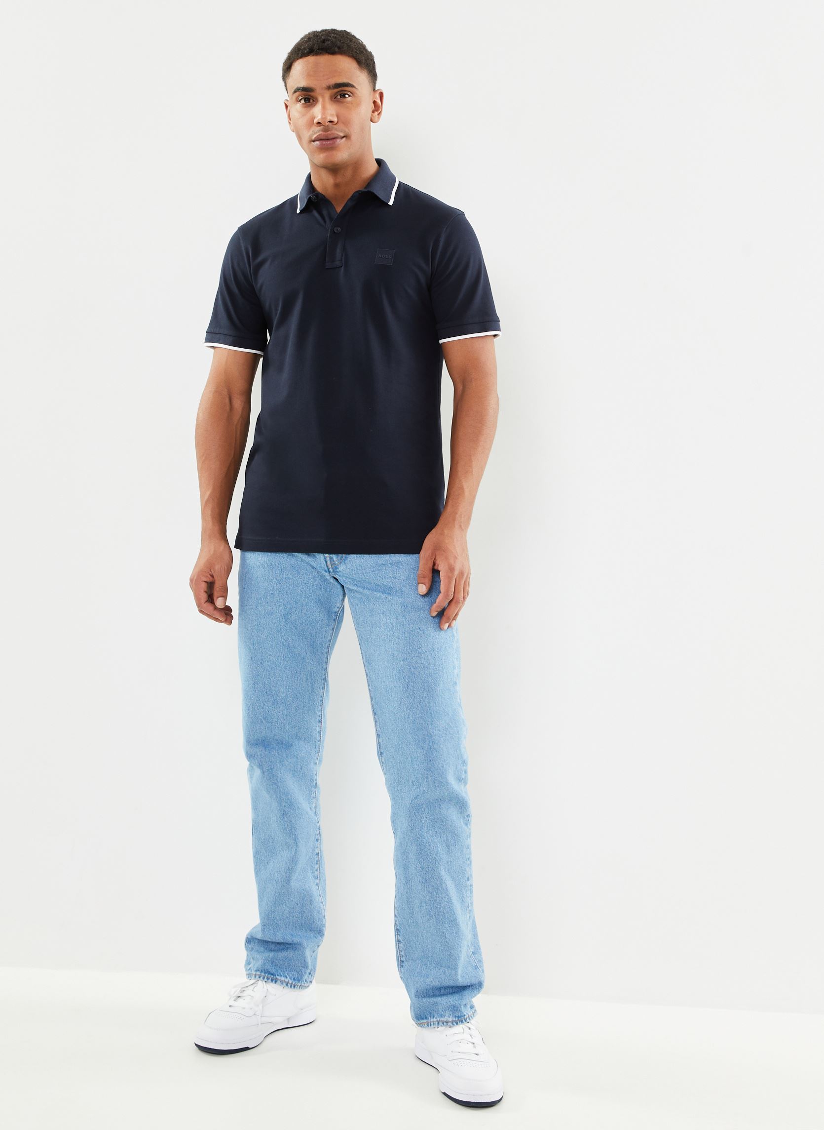Kurzarm-Poloshirts Passertip herren blau BOSS Kurzarm-Poloshirts Passertip herren blau 404-Dark Blue