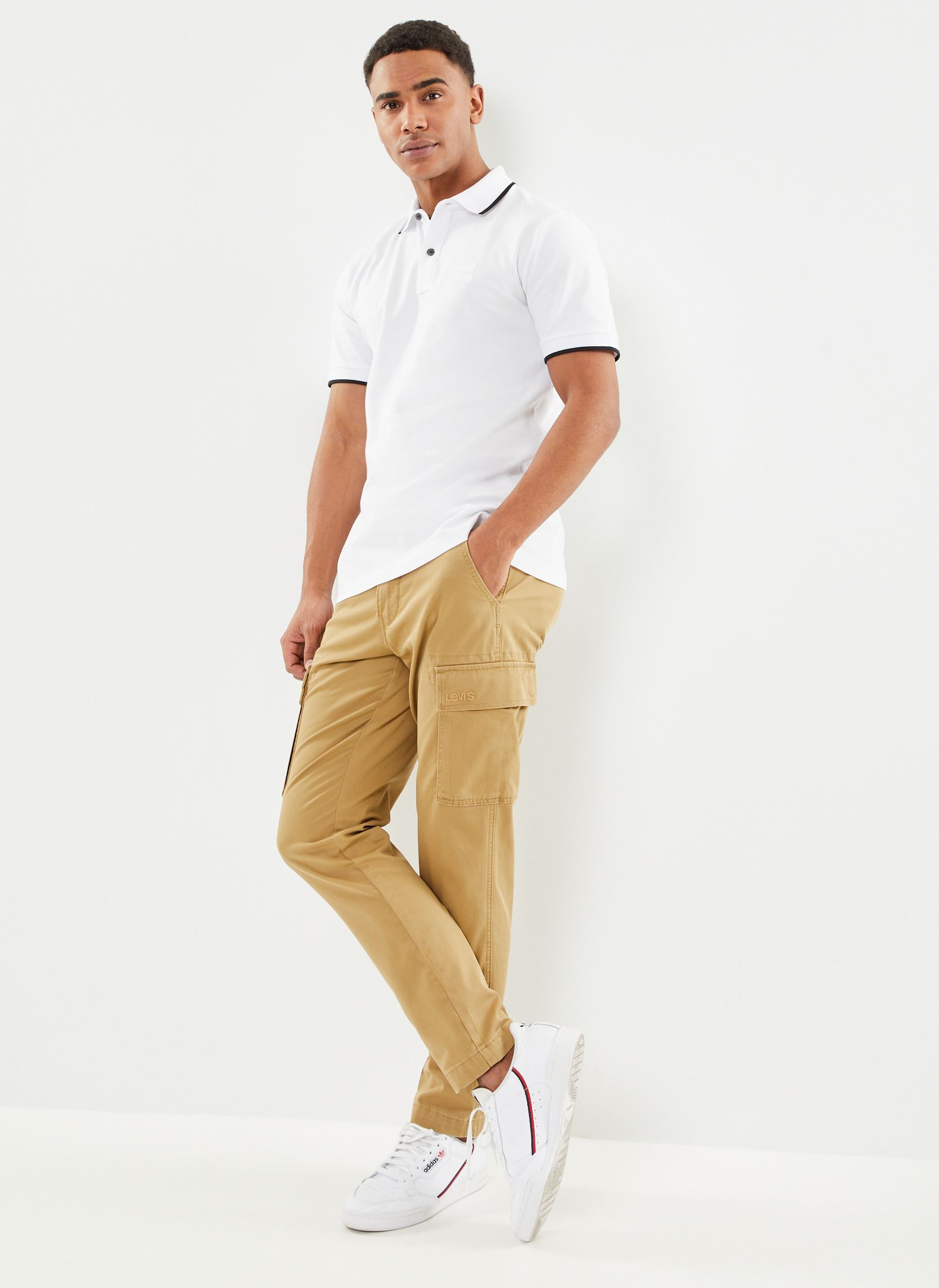 Polos manches courtes Passertip homme blanc BOSS Polos manches courtes Passertip homme blanc 100-White