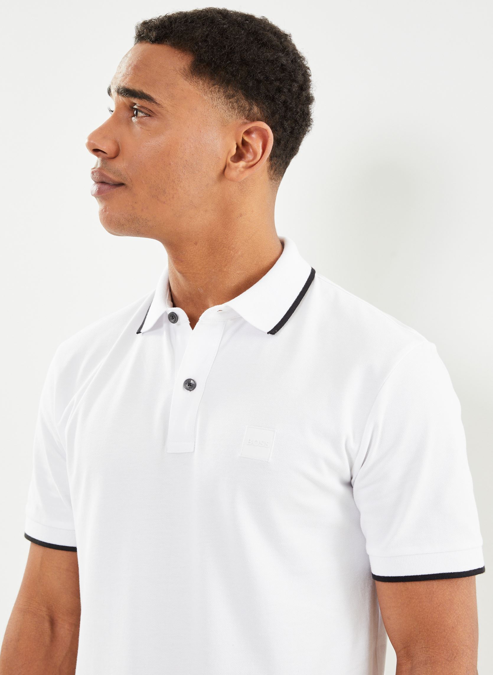 Polos manches courtes Passertip homme blanc BOSS Polos manches courtes Passertip homme blanc 100-White