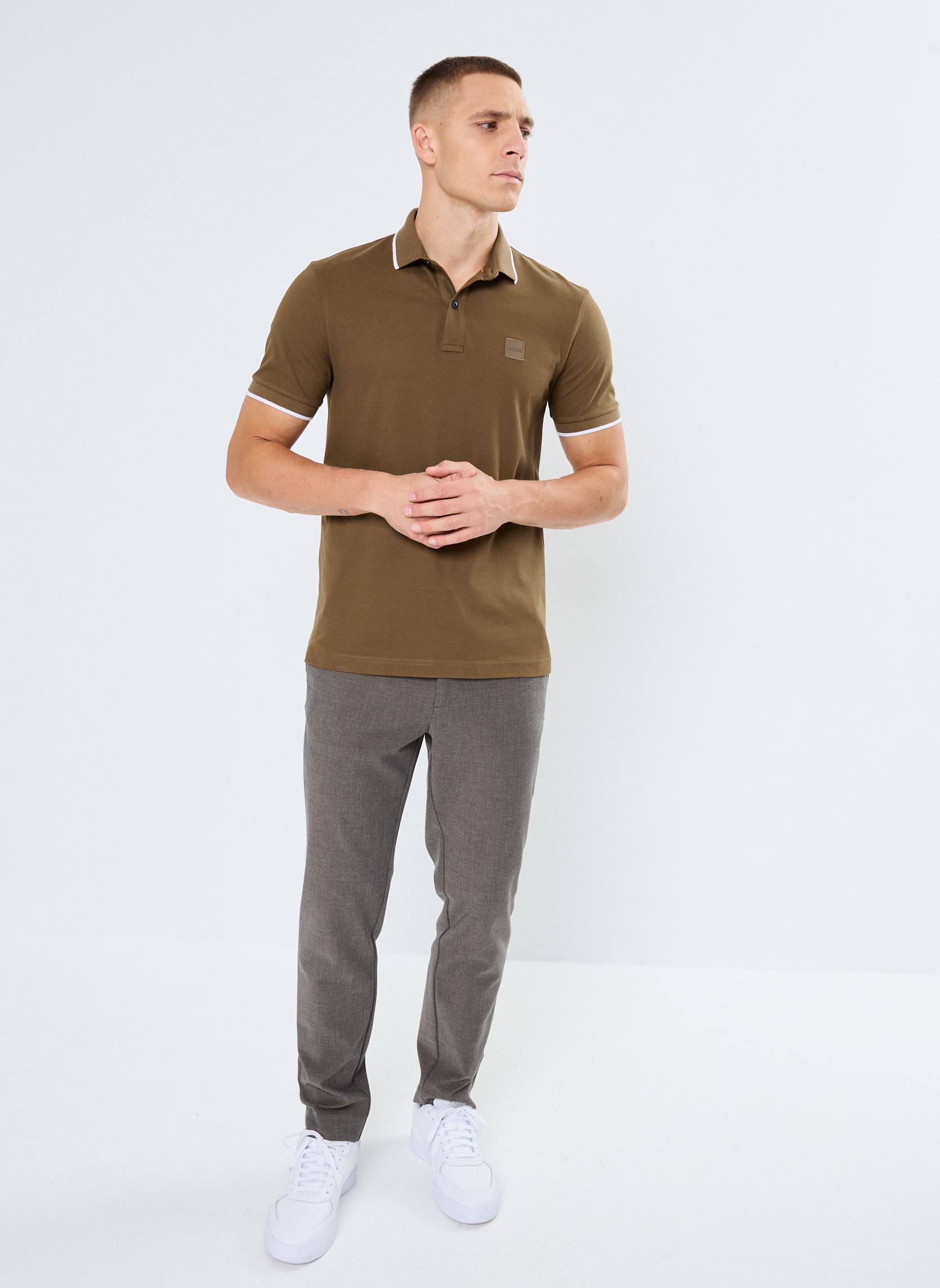 Kurzarm-Poloshirts Passertip herren braun BOSS Kurzarm-Poloshirts Passertip herren braun 368-Open Green