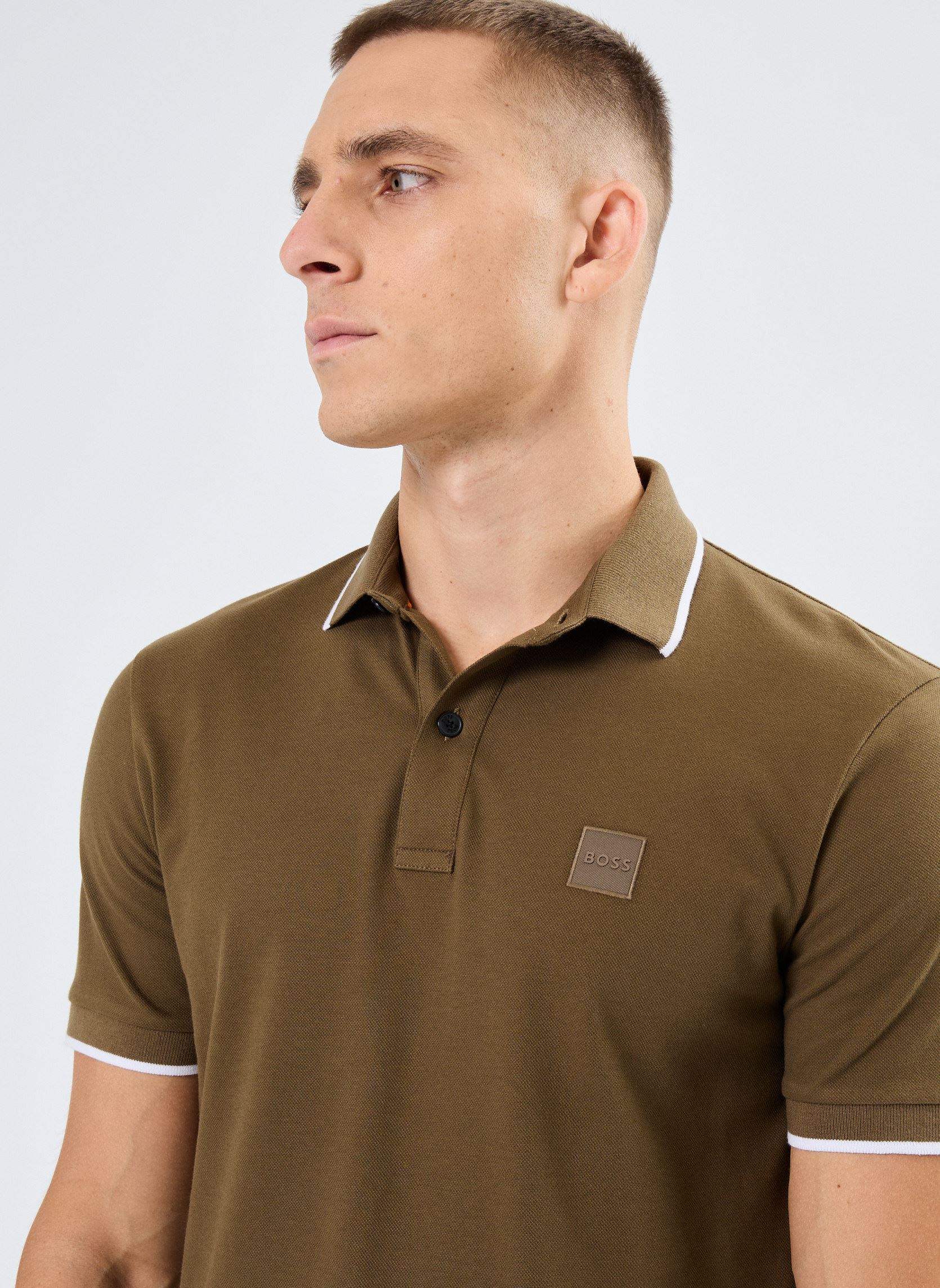 Kurzarm-Poloshirts Passertip herren braun BOSS Kurzarm-Poloshirts Passertip herren braun 368-Open Green
