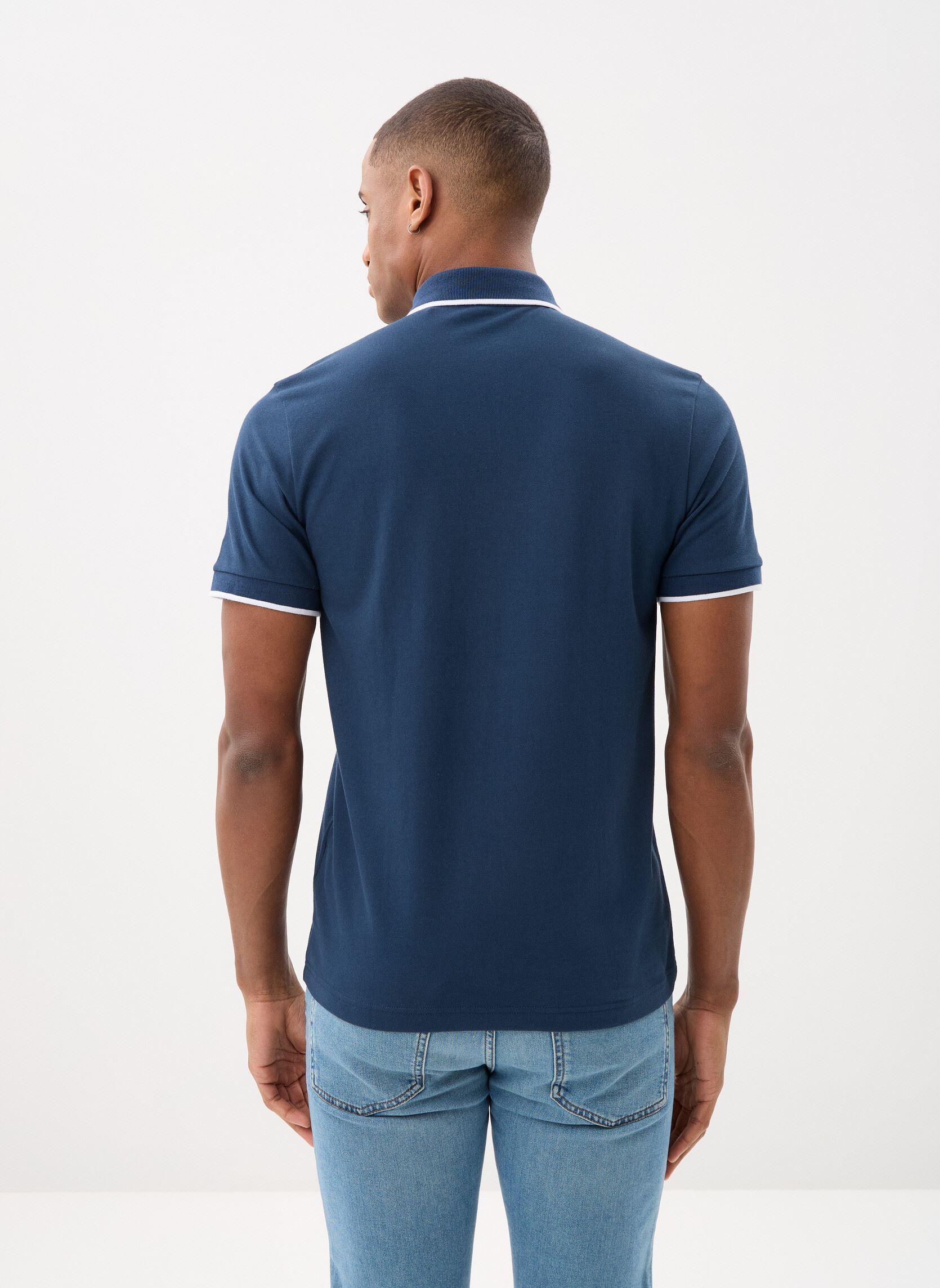 Korte mouwen polo's Passertip heren blauw BOSS Korte mouwen polo's Passertip heren blauw 464-Open Blue