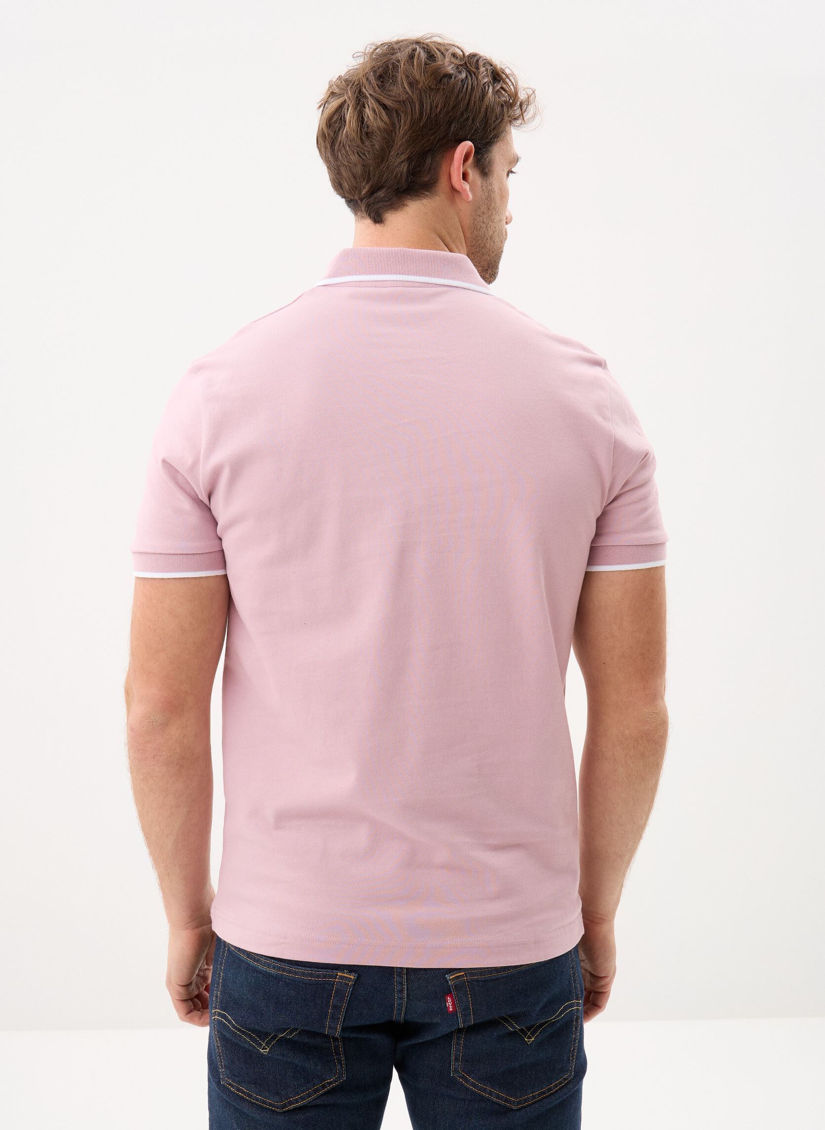 Korte mouwen polo's Passertip heren paars BOSS Korte mouwen polo's Passertip heren paars 539-Light/Pastel Purple