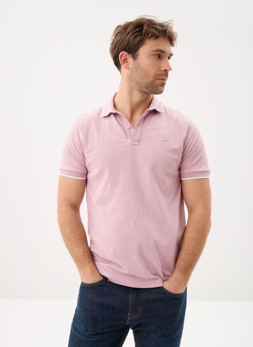 BOSS Polos manches courtes Passertip homme violet