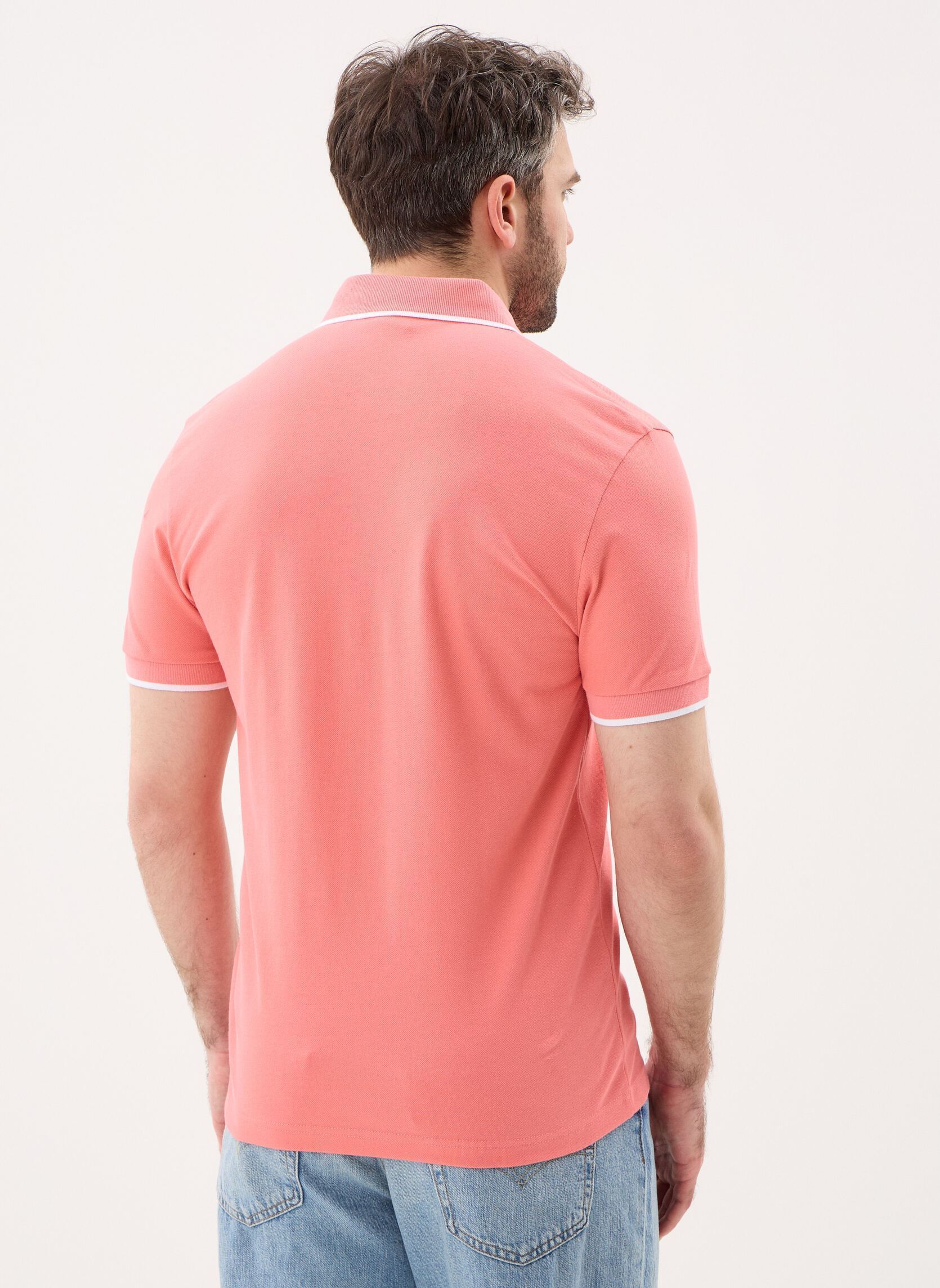Korte mouwen polo's Passertip heren oranje BOSS Korte mouwen polo's Passertip heren oranje 632-Light/Pastel Red