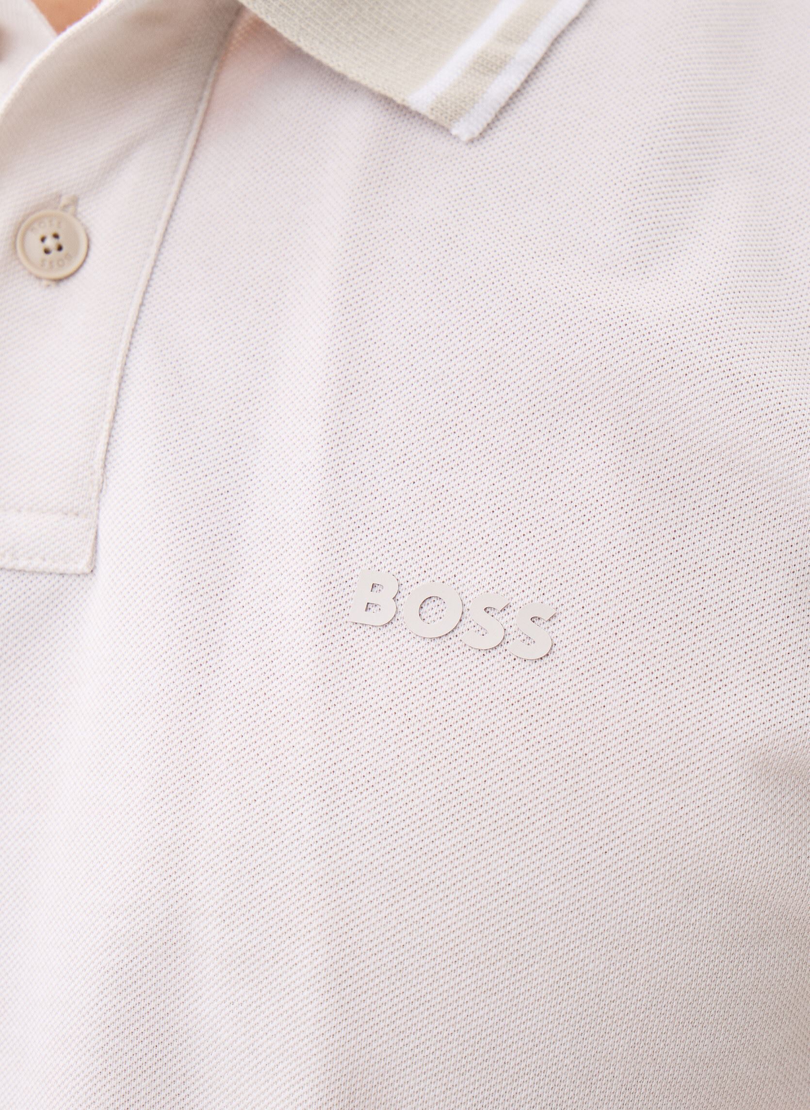 Korte mouwen polo's PeoxfordNew heren grijs BOSS Korte mouwen polo's PeoxfordNew heren grijs 070-Open Grey