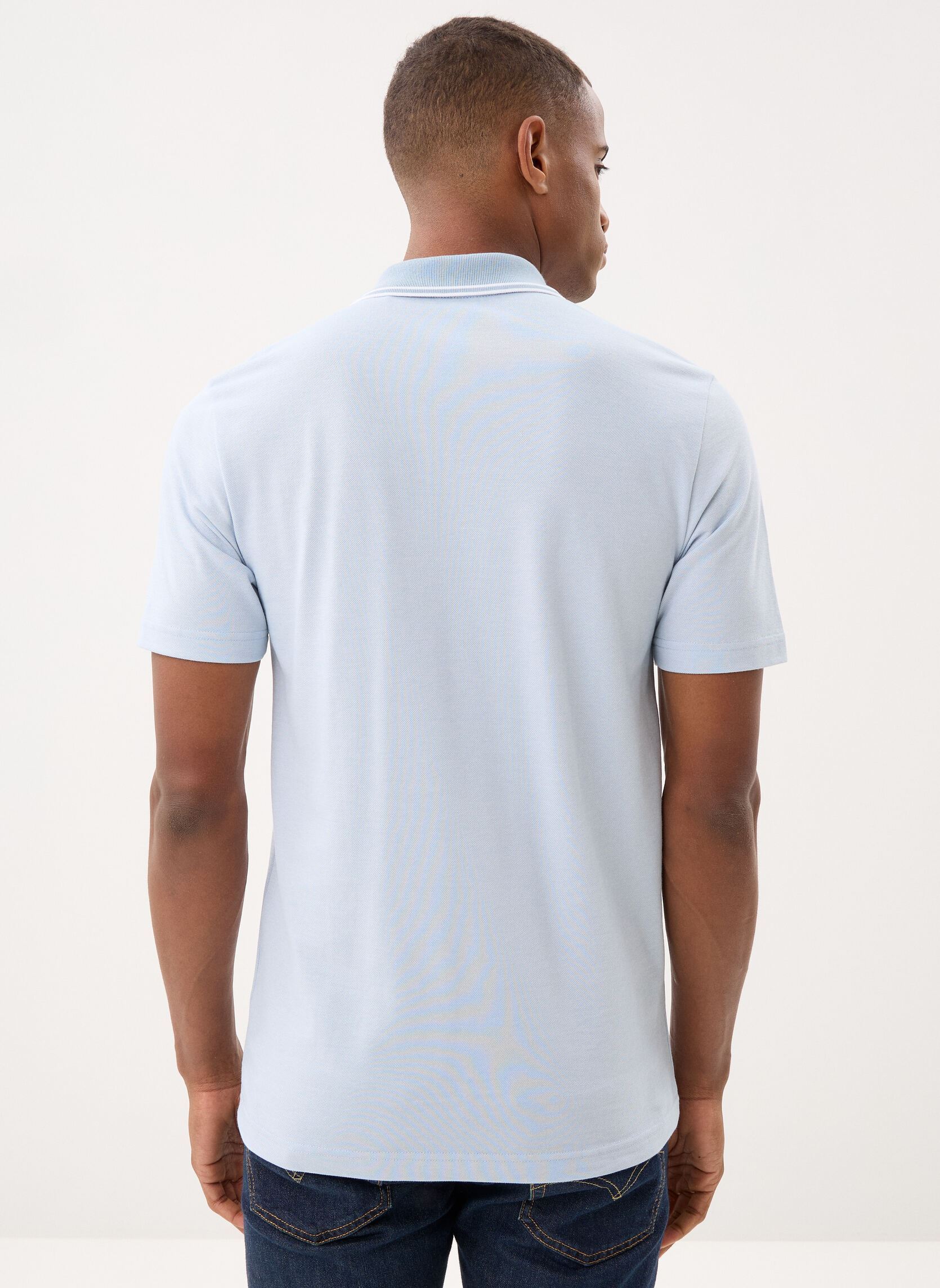 Polos manches courtes PeoxfordNew homme bleu BOSS Polos manches courtes PeoxfordNew homme bleu 458-LIGHT/PASTEL BLUE