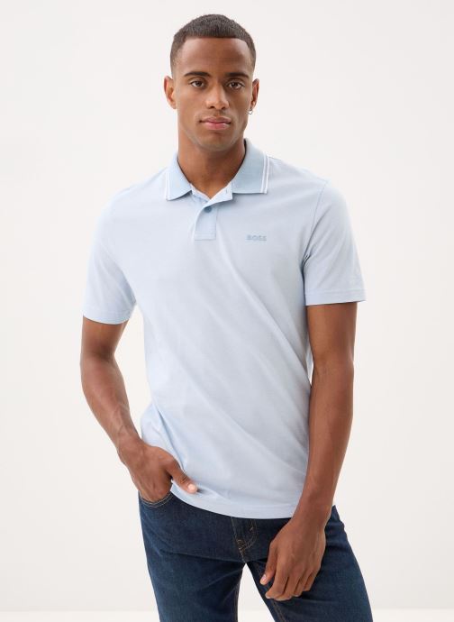 BOSS Korte mouwen polo's PeoxfordNew heren blauw