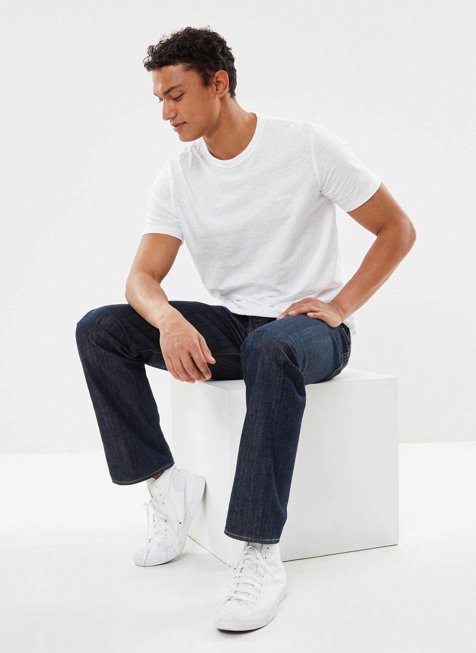 Tee-shirts Tegood 50508243 homme blanc BOSS Tee-shirts Tegood 50508243 homme blanc White
