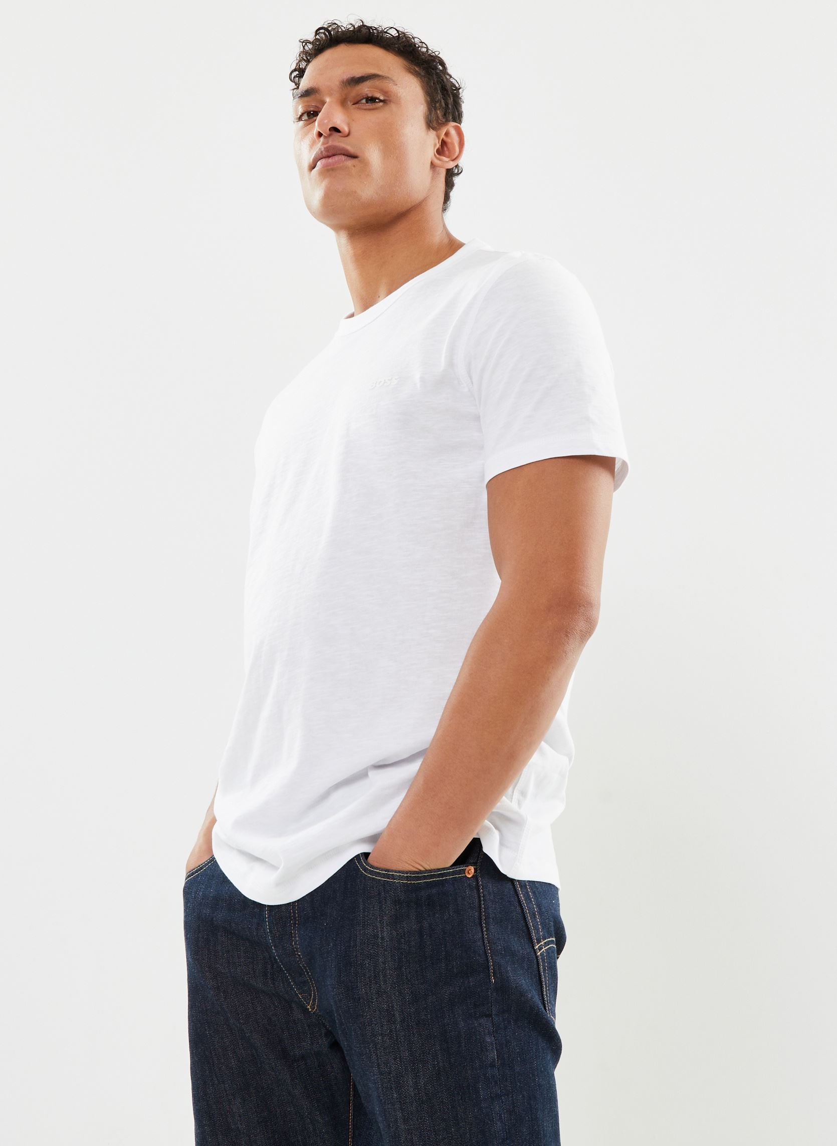 Tee-shirts Tegood 50508243 homme blanc BOSS Tee-shirts Tegood 50508243 homme blanc White
