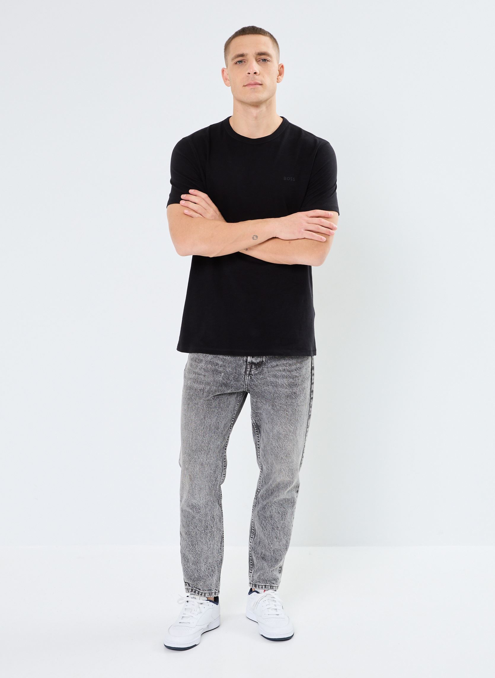 Tee-shirts Tegood 50508243 homme noir BOSS Tee-shirts Tegood 50508243 homme noir 001-BLACK