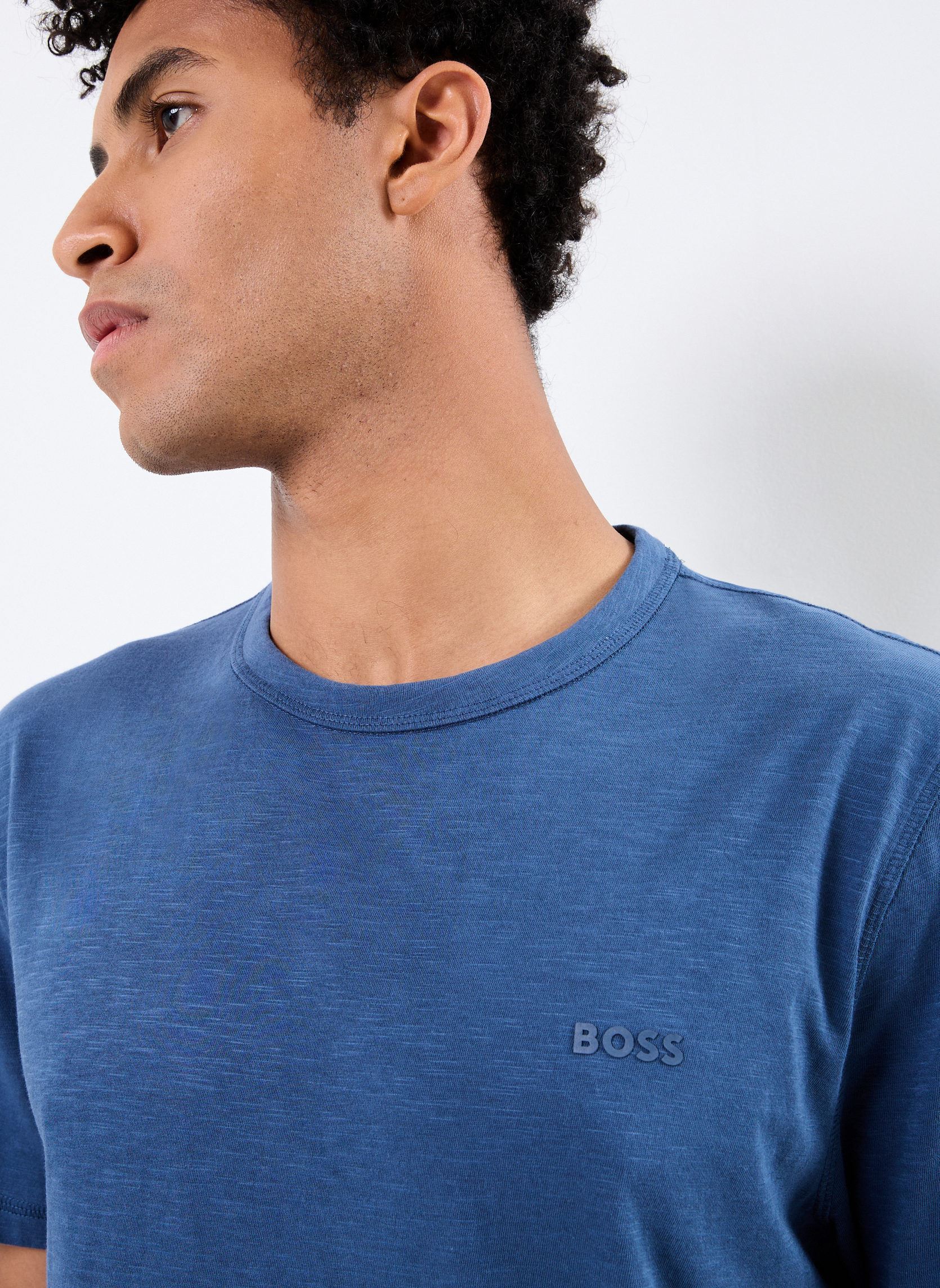 Tee-shirts Tegood 50508243 homme bleu BOSS Tee-shirts Tegood 50508243 homme bleu 466-OPEN BLUE