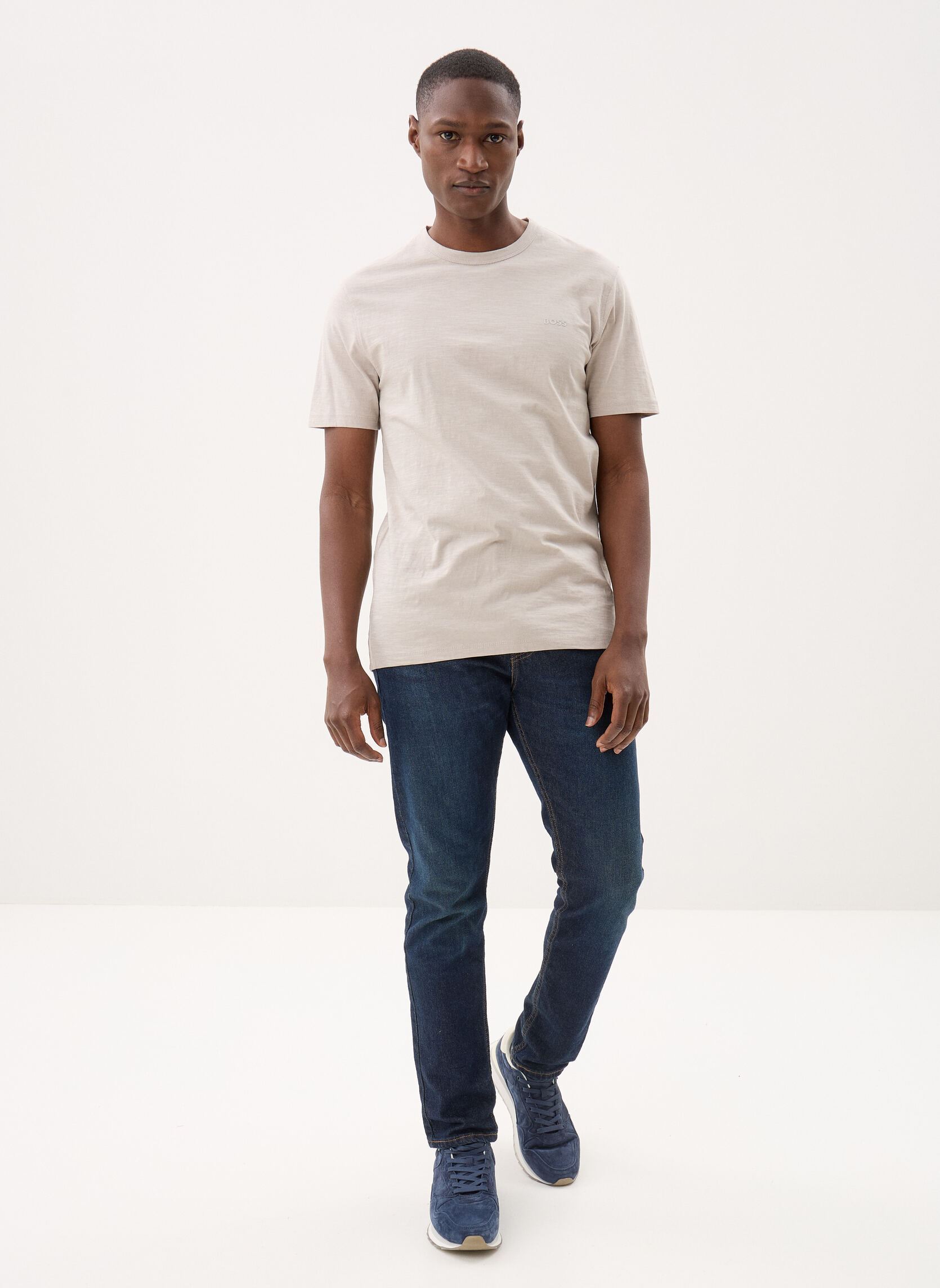 Tee-shirts Tegood 50508243 homme gris BOSS Tee-shirts Tegood 50508243 homme gris 070-Open Grey