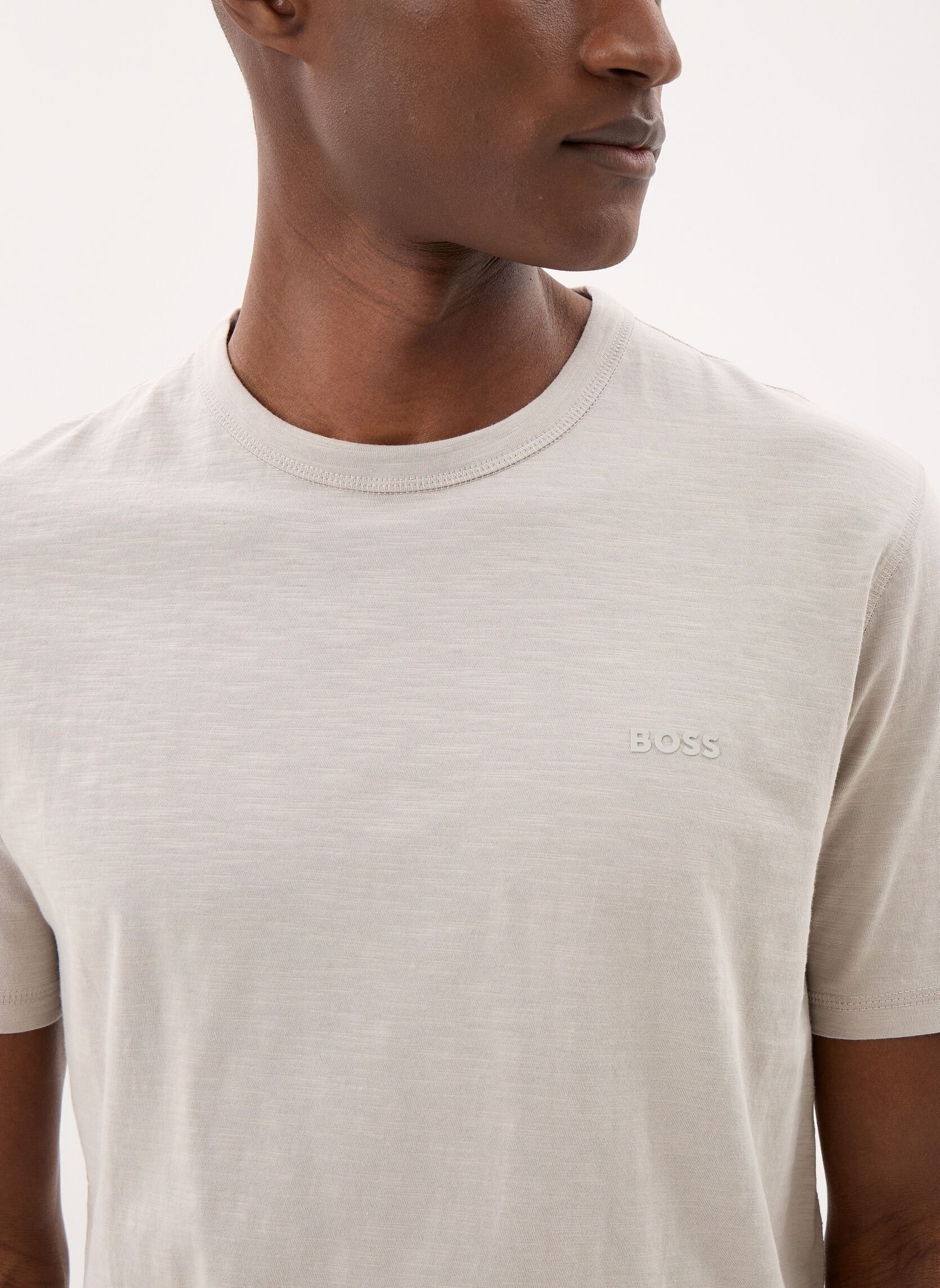 Tee-shirts Tegood 50508243 homme gris BOSS Tee-shirts Tegood 50508243 homme gris 070-Open Grey
