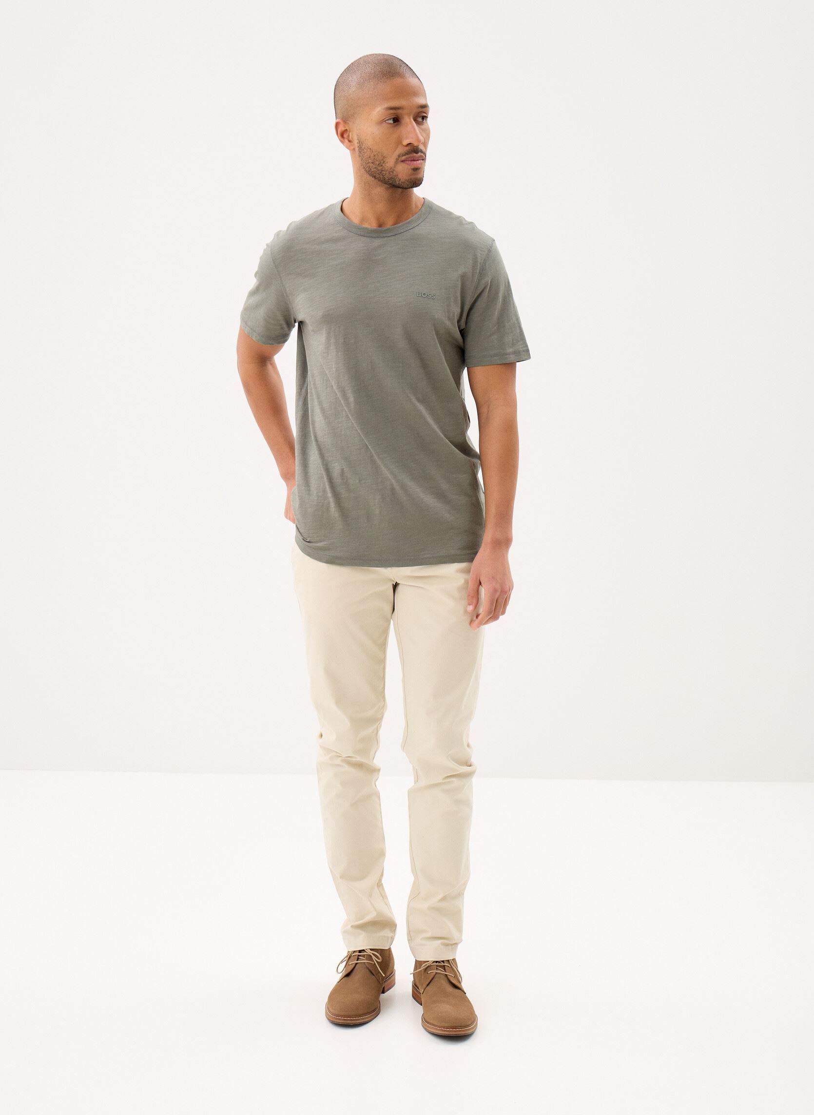 Tee-shirts Tegood 50508243 homme vert BOSS Tee-shirts Tegood 50508243 homme vert 076-OPEN GREY