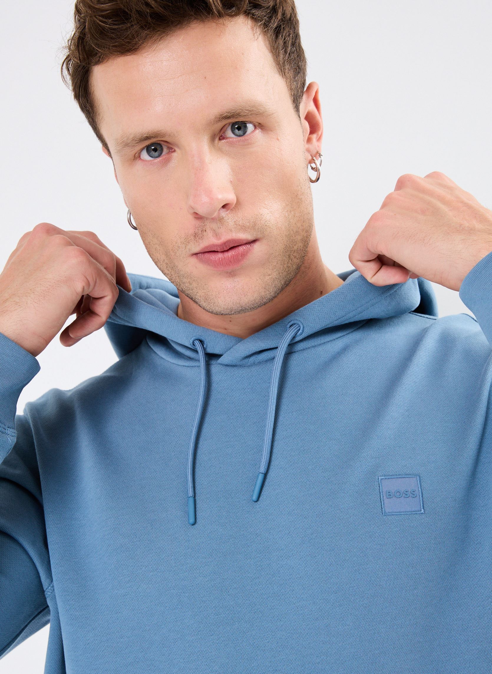 Hoodies Wetalk heren blauw BOSS Hoodies Wetalk heren blauw 472-OPEN BLUE