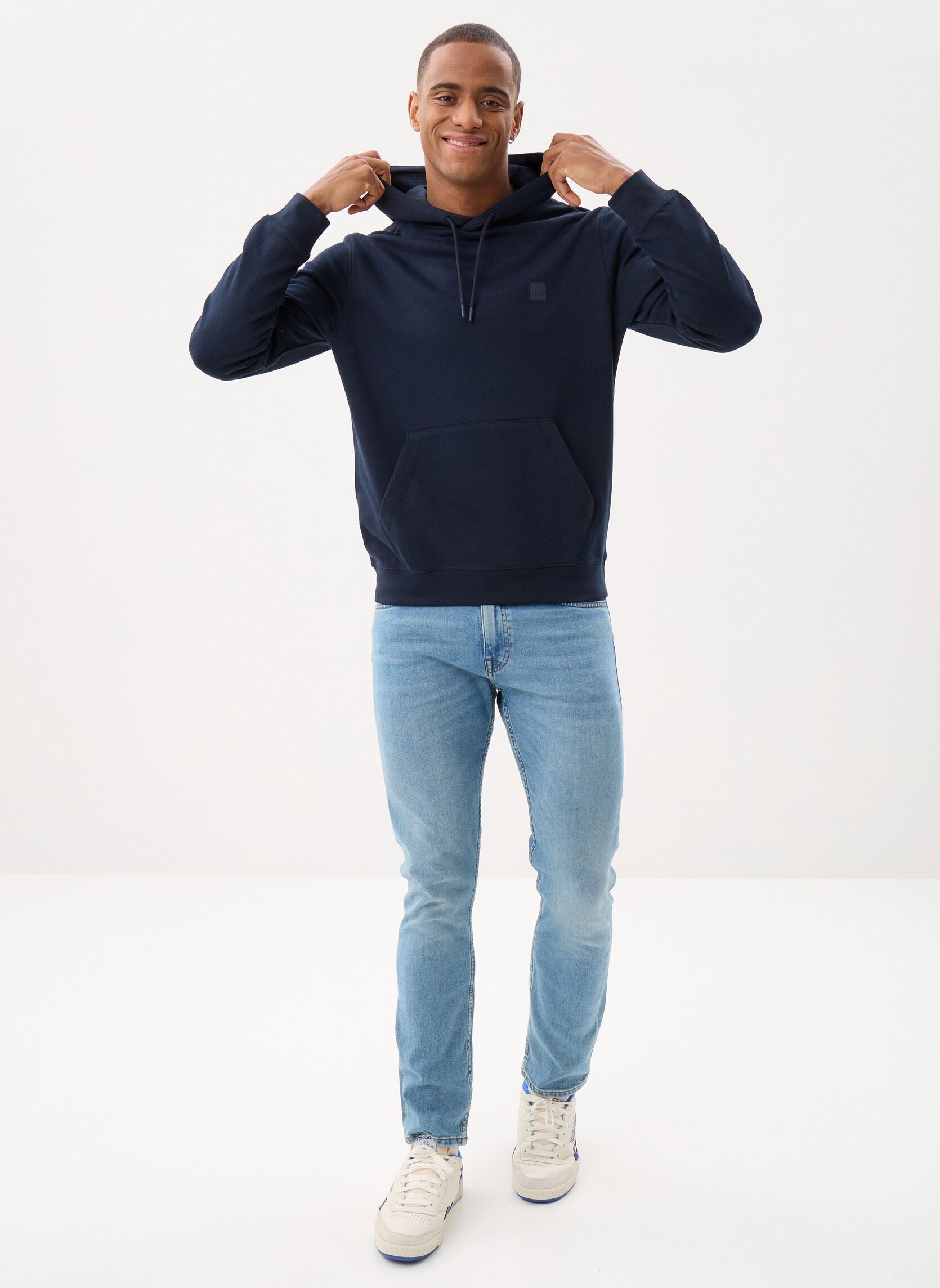 Jersey con capucha Wetalk hombre azul BOSS Jersey con capucha Wetalk hombre azul 404-DARK BLUE