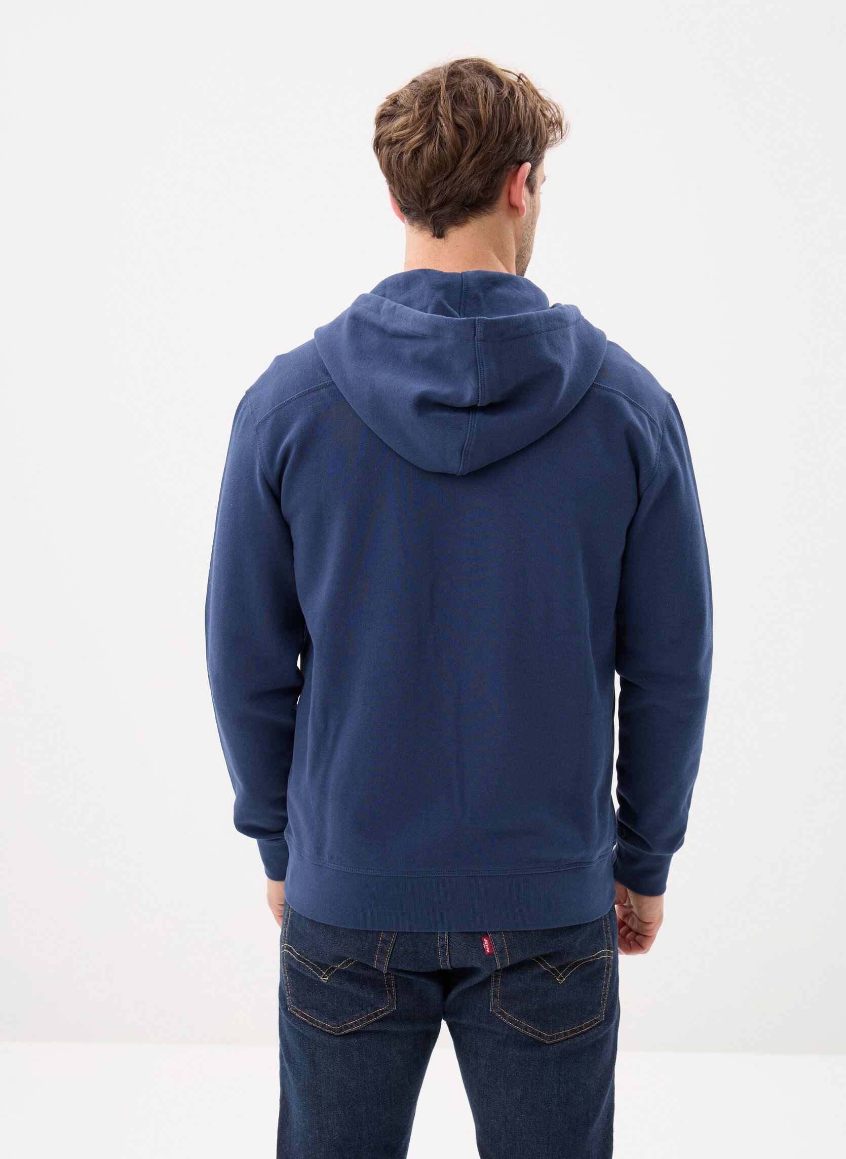 Sweats zippés Zetalky 50508578 homme bleu BOSS Sweats zippés Zetalky 50508578 homme bleu 464-OPEN BLUE